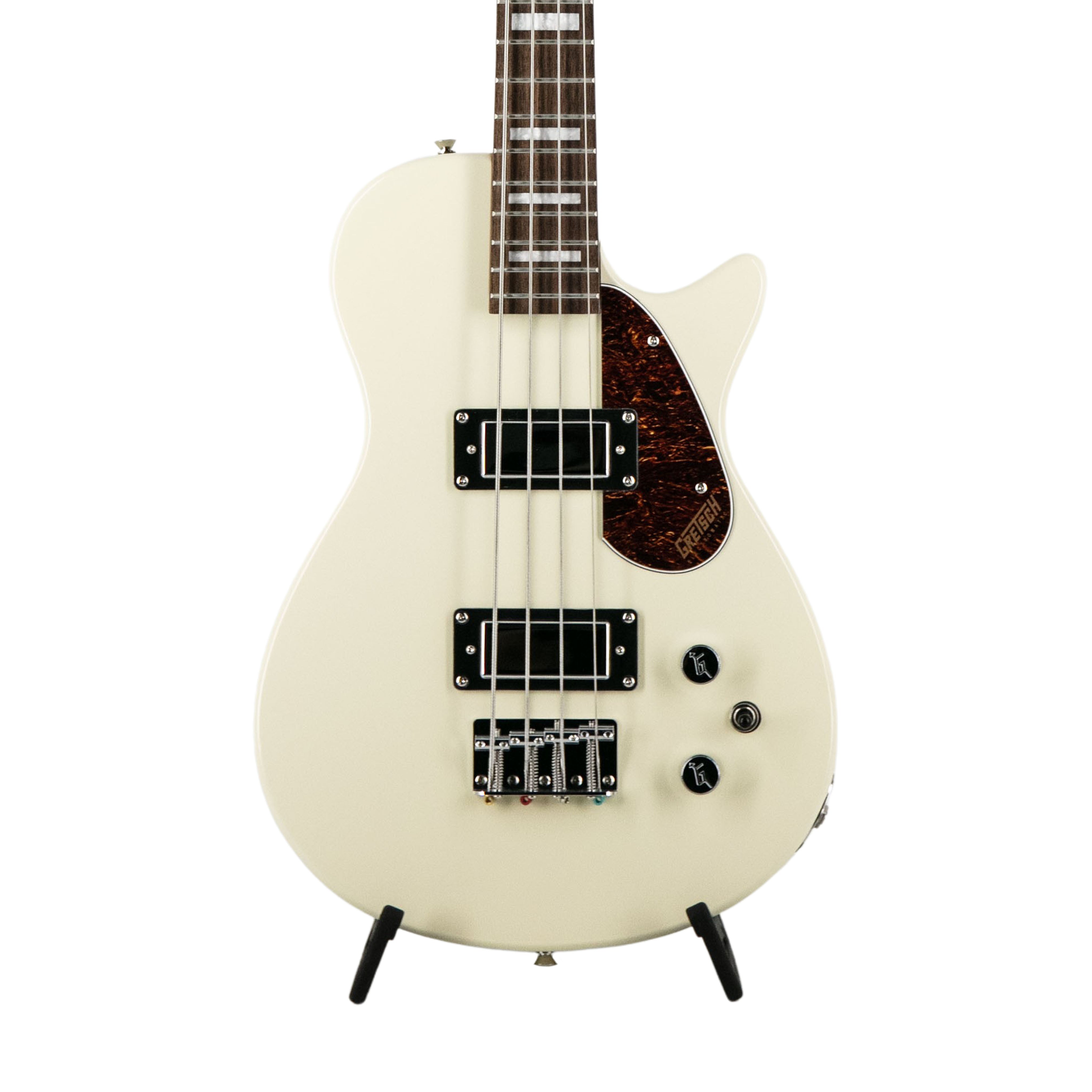 Gretsch FSR G2229B Electromatic Junior Jet Bass II Guitar, Vintage White | Zoso Music Sdn Bhd