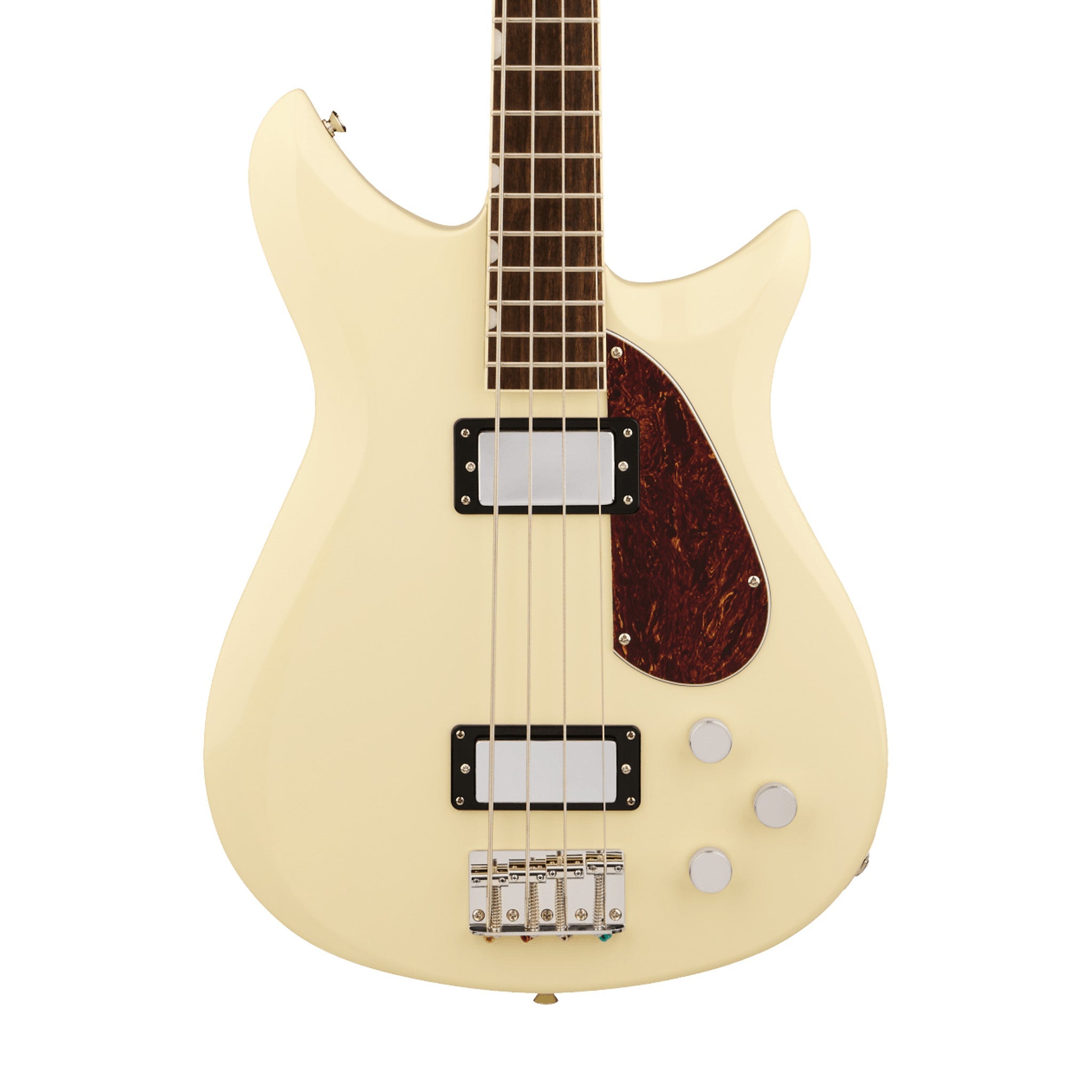 Gretsch Electromatic CVT Bass Double-Cut Guitar, Laurel FB, Vintage White | Zoso Music Sdn Bhd