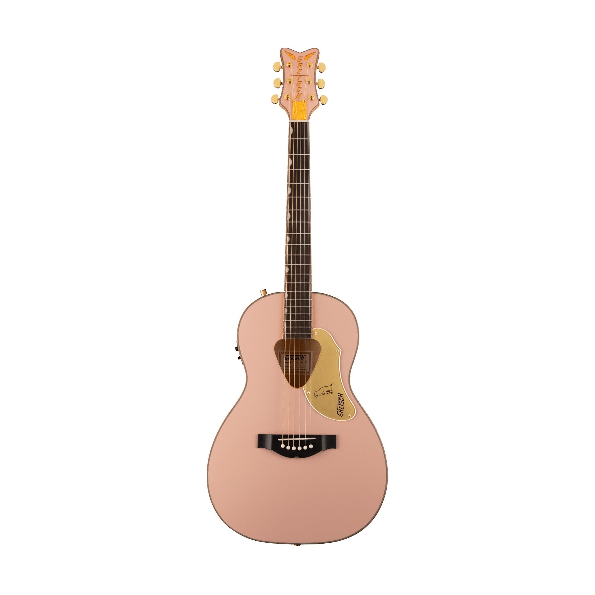 Gretsch G5021E Ltd Ed Rancher Penguin Parlor Acoustic Guitar, RW FB, Shell Pink |  GRETSCH |  ACOUSTIC GUITAR |  Zoso Music
