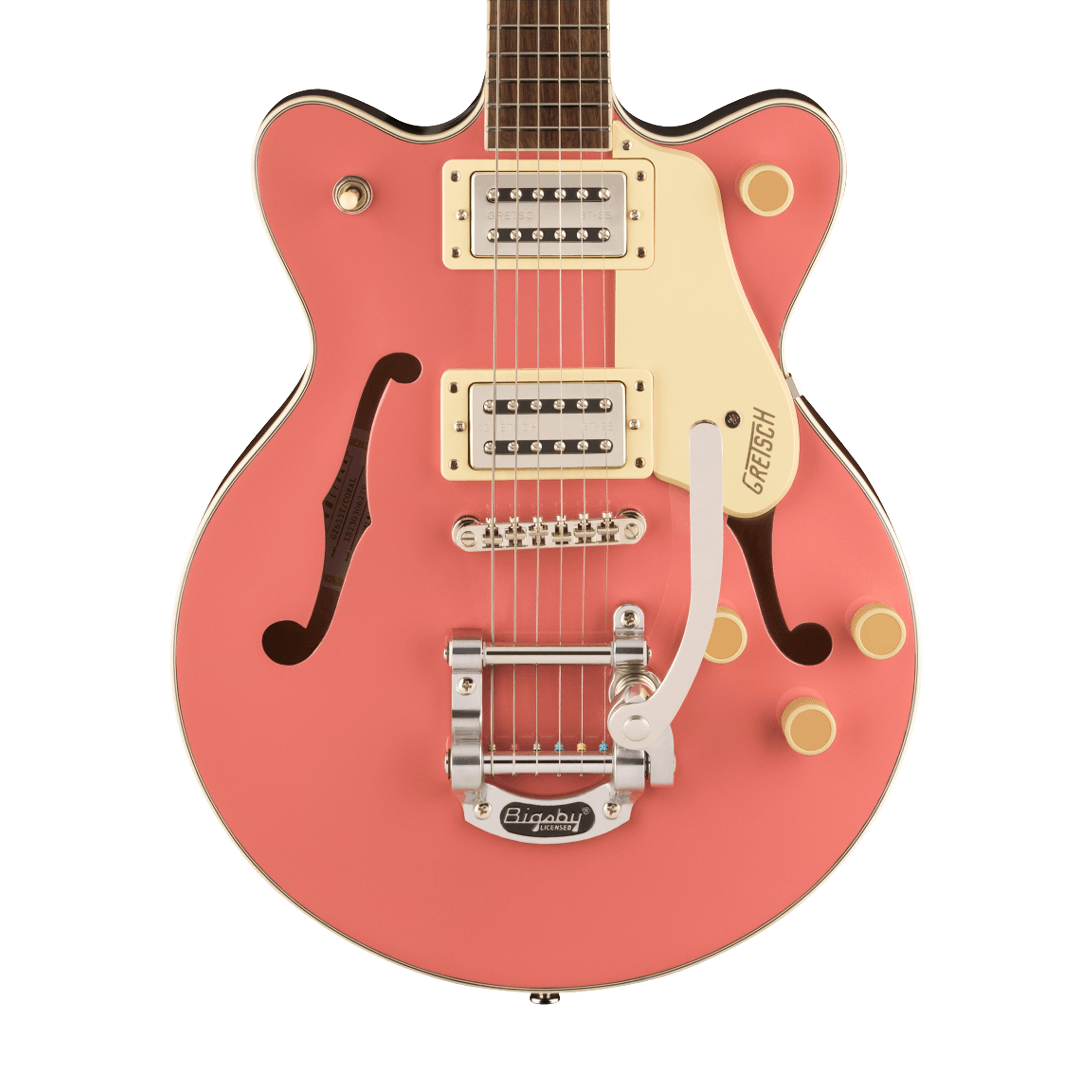 Gretsch G2655T Streamliner Center Block Jr. Electric Guitar, Coral | Zoso Music Sdn Bhd