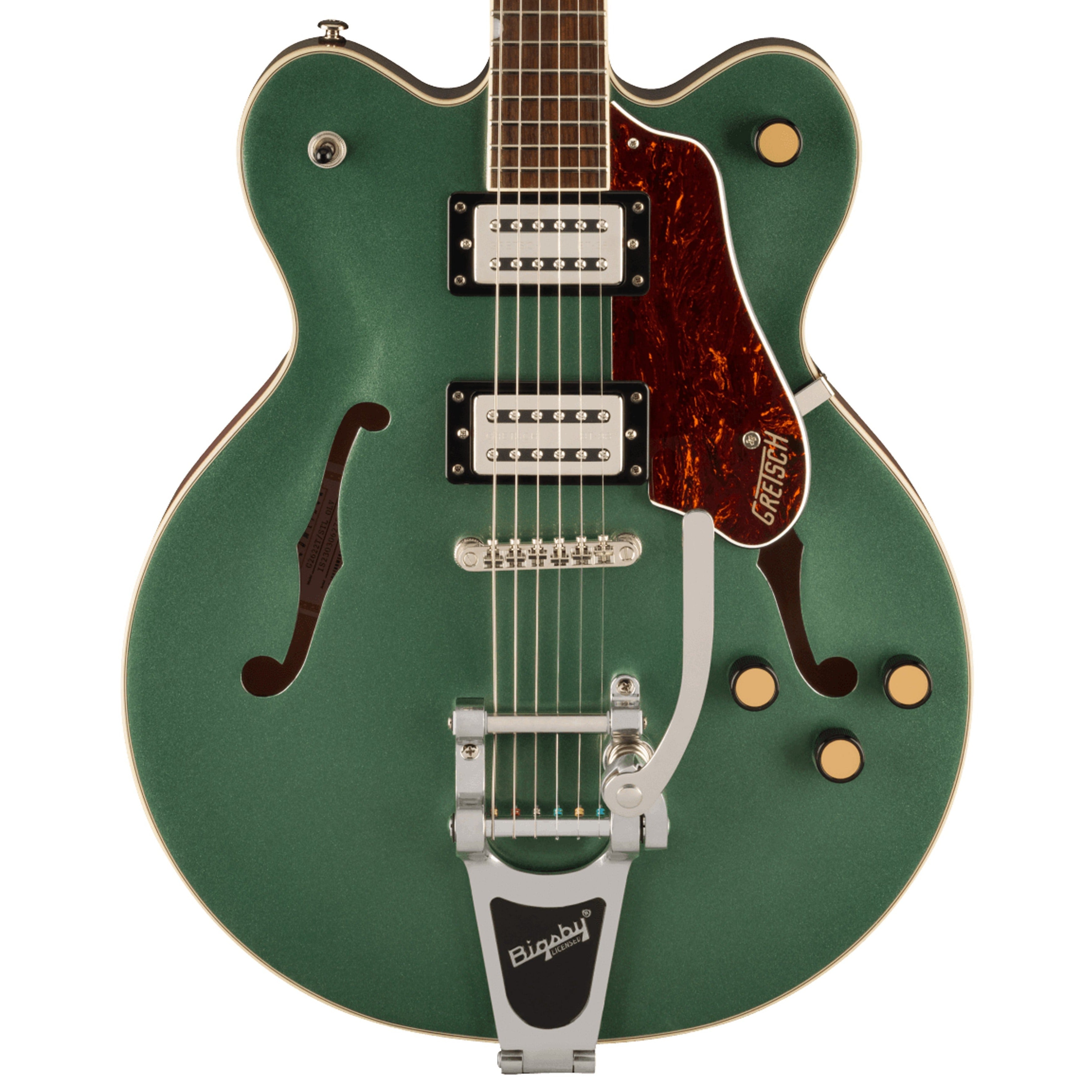 Gretsch G2622T Streamliner Center Block Double-Cut Electric Guitar, Steel Olive | Zoso Music Sdn Bhd