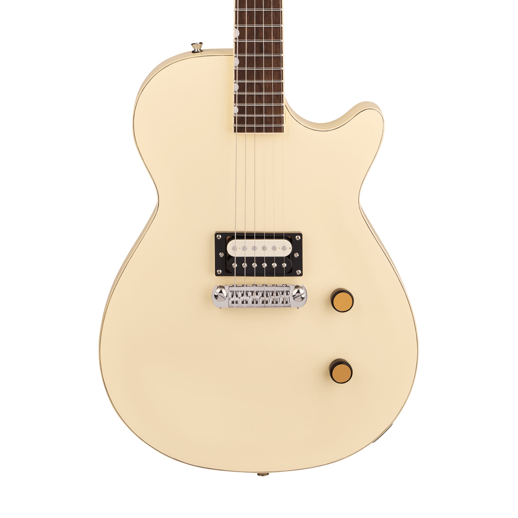 Gretsch Streamliner Jet 1 Pickup Electric Guitar, Vintage White | Zoso Music Sdn Bhd