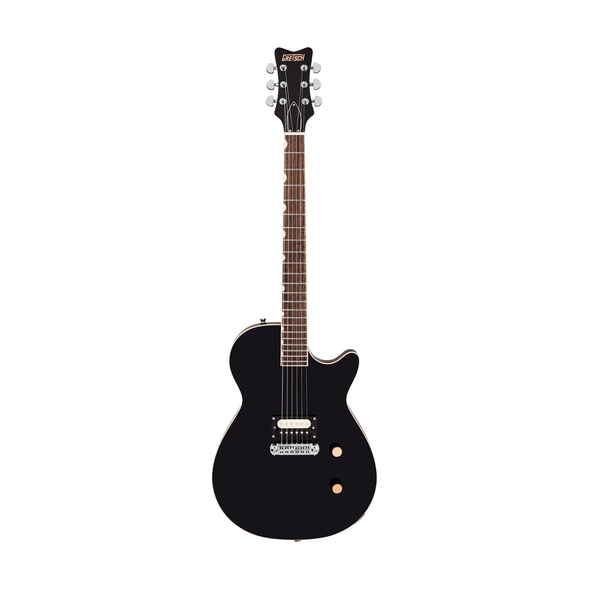 Gretsch Streamliner Jet 1 Pickup Electric Guitar, Jet Black |  GRETSCH |  ELECTRIC GUITAR |  Zoso Music