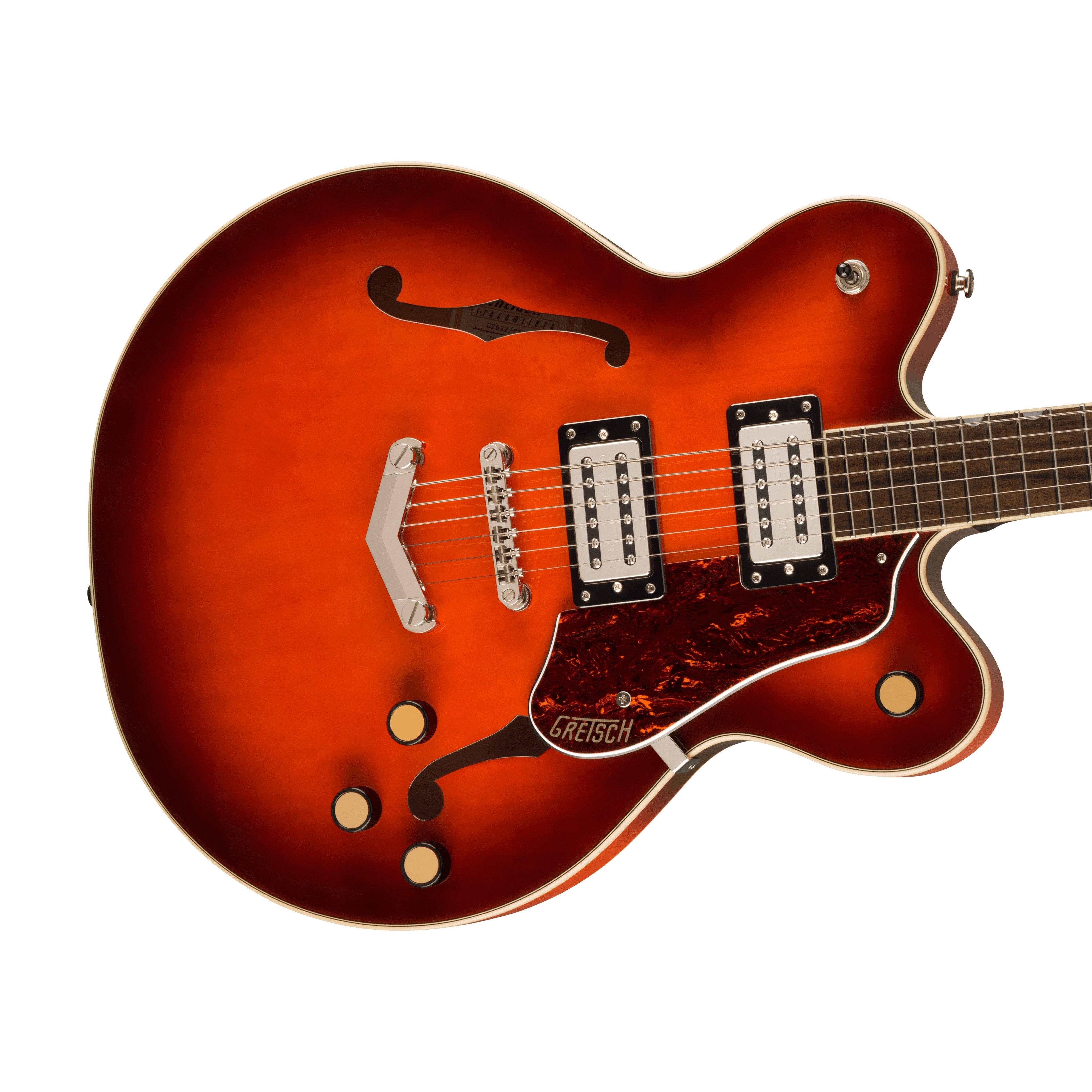 Gretsch G2622 Streamliner Center Block Double-Cut Electric Guitar, Fireburst |  GRETSCH |  ELECTRIC GUITAR |  Zoso Music