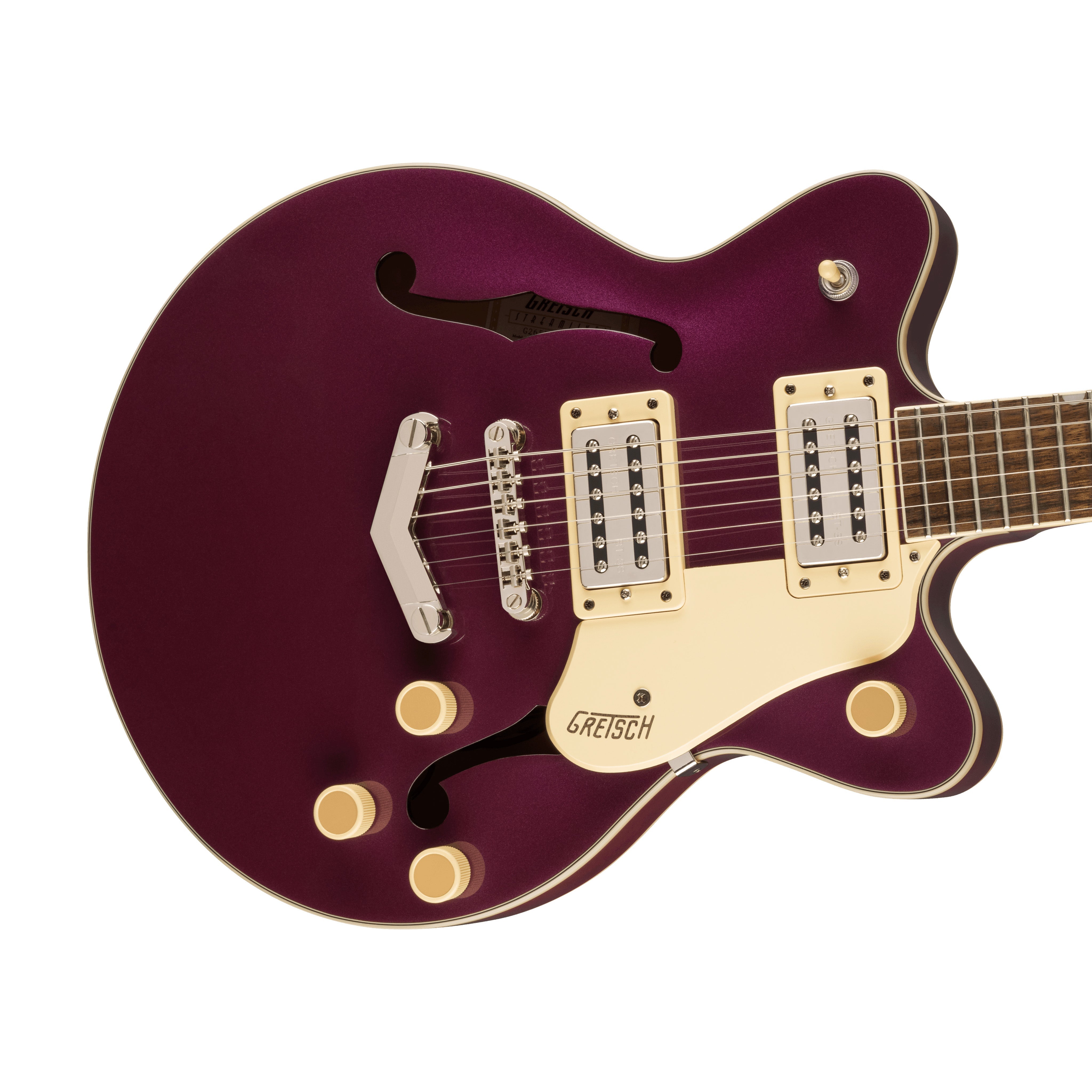 Gretsch G2655 Streamliner Center Block Jr. Doublecut Semi-Hollowbody Electric Guitar, Burnt |  GRETSCH |  ELECTRIC GUITAR |  Zoso Music