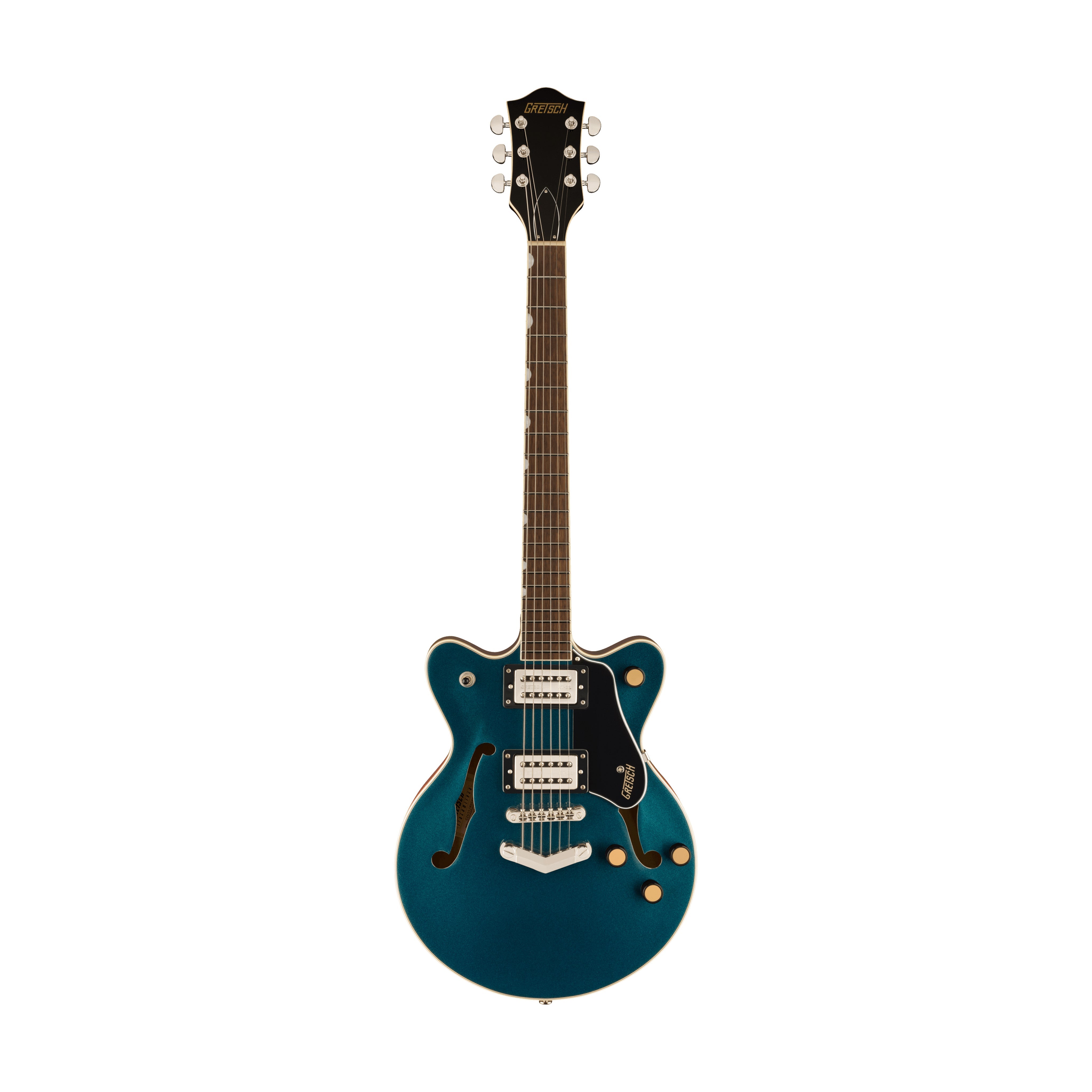 Gretsch G2655 Streamliner Center Block Jr. Doublecut Semi-Hollowbody Electric Guitar, Midnight Sapphire