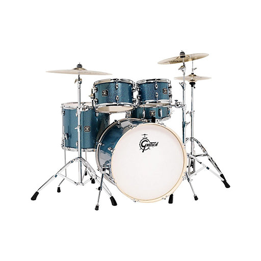 Gretsch GE4605BS Energy 5-Piece Drum Kit w/Hardware (20inch BD), No Cymbals, Blue Sparkle | Zoso Music Sdn Bhd