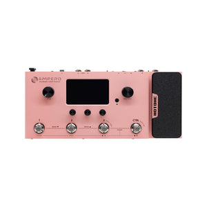 Hotone Limited Edition MP-100 Ampero Multieffects Pedal, Pink Zoso Music