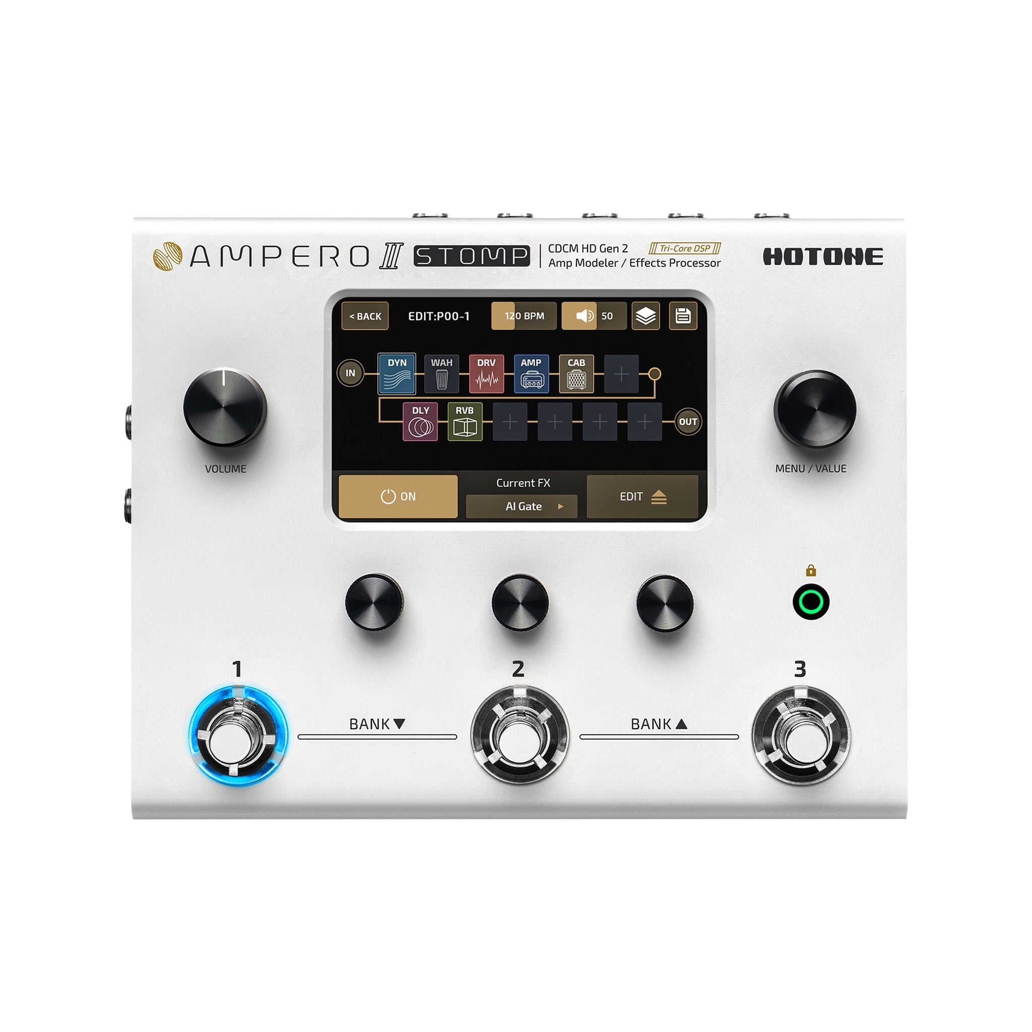 Hotone MP-300 Front View Zoso Music