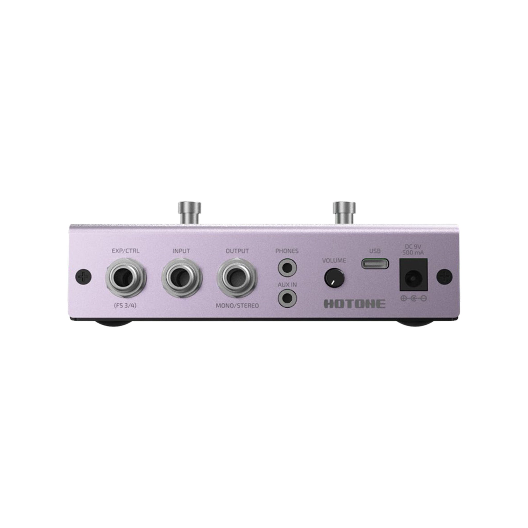 Hotone MP-50PT Ampero Mini Multieffects Pedal w/9V adapter, Purple Taro