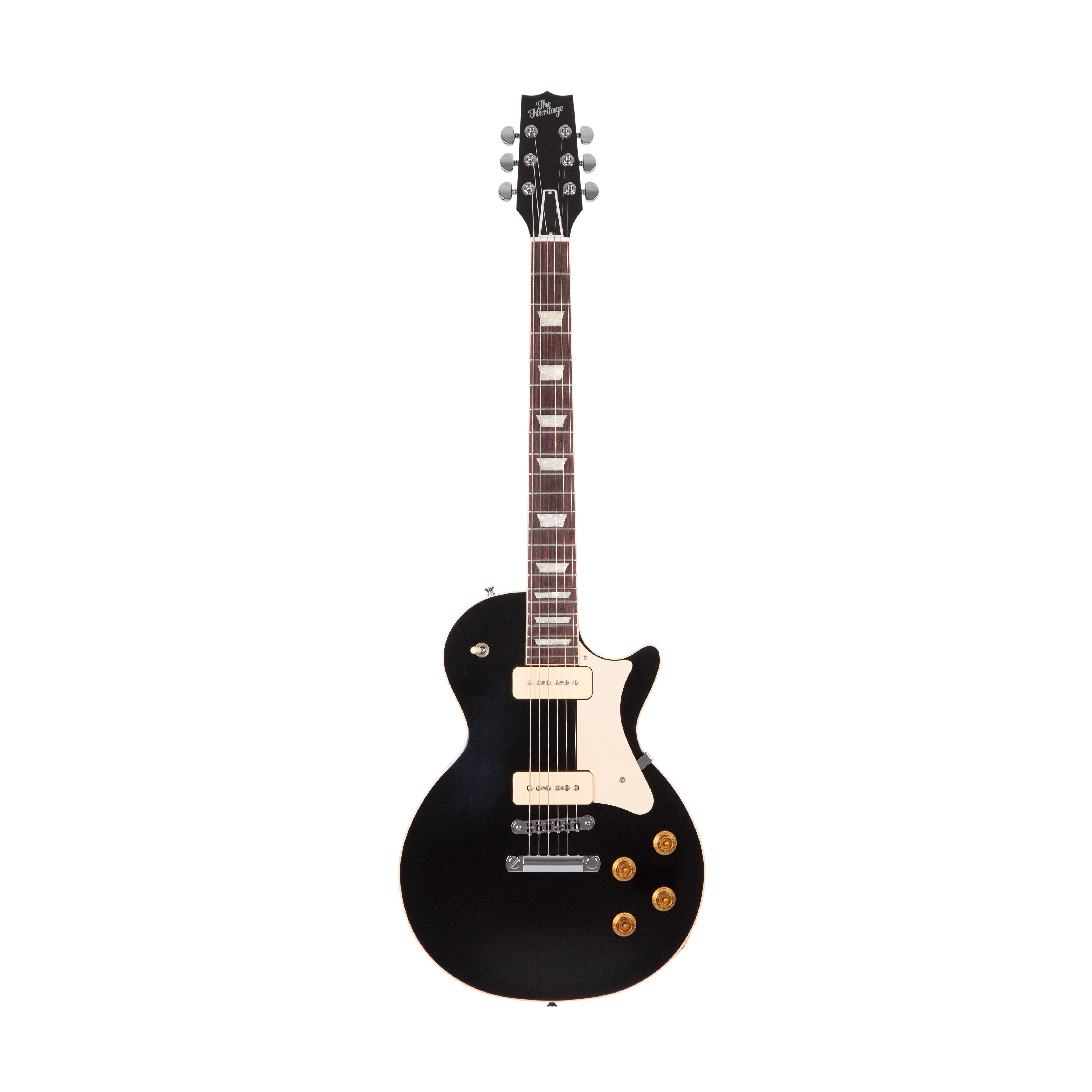 Heritage Standard Collection H-150 P90 Electric Guitar with Case, Ebony |  HERITAGE |  ELECTRIC GUITAR |  Zoso Music