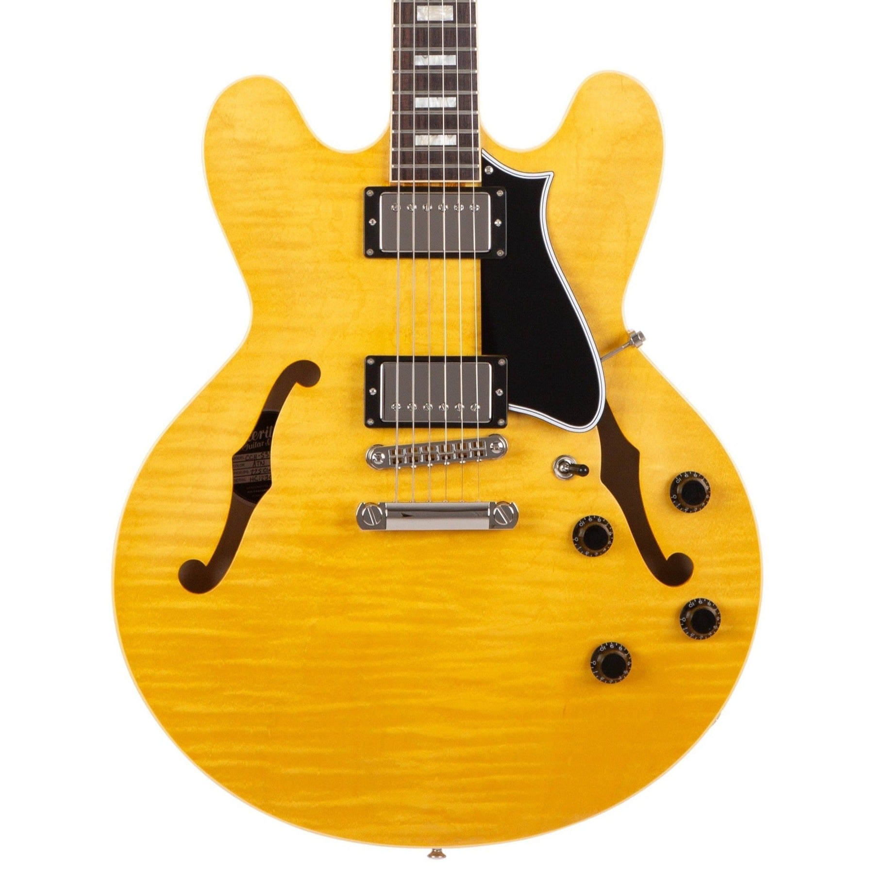 Heritage Custom Shop Core Collection H-535 Electric Guitar with Case, Antique Natural | Zoso Music Sdn Bhd