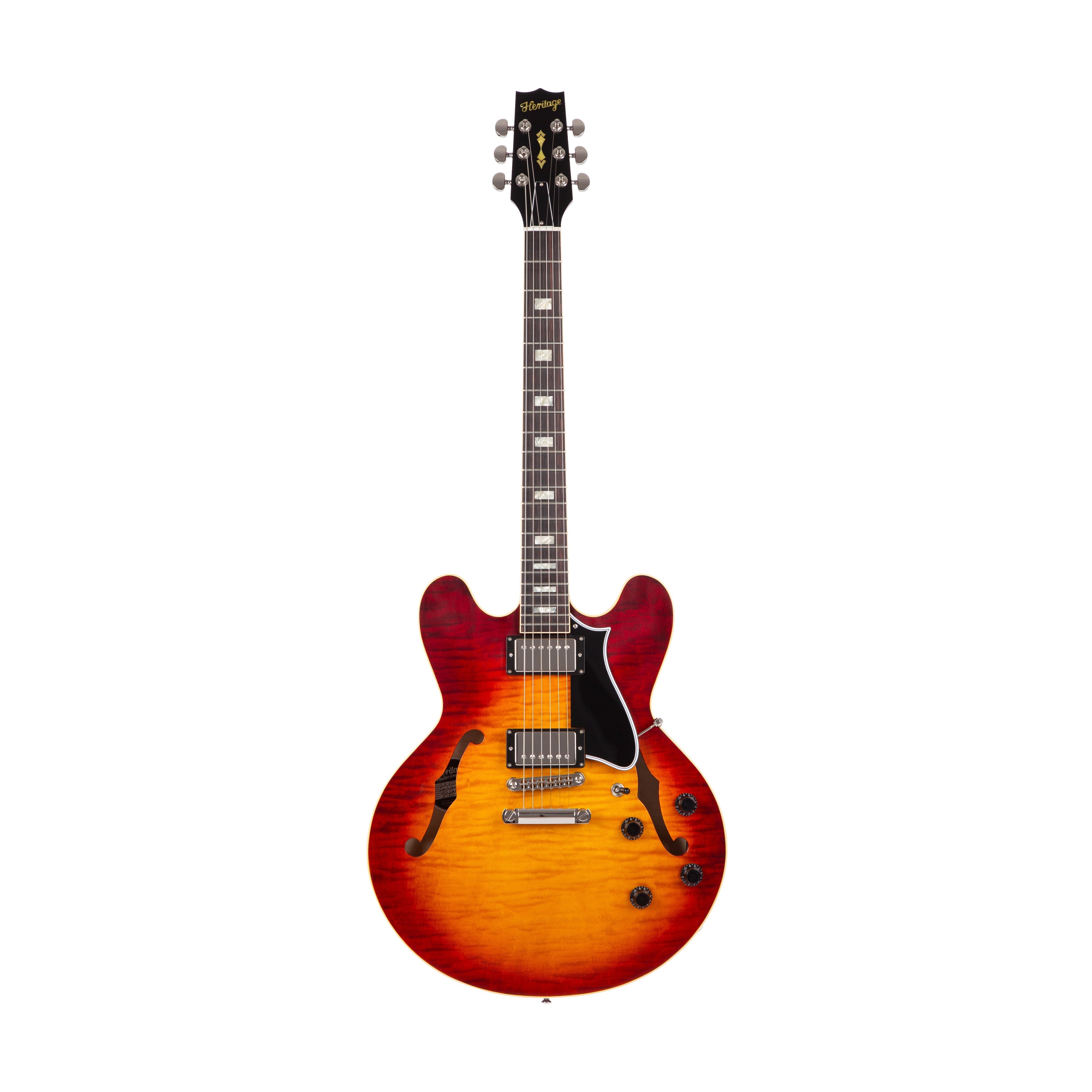 Heritage Custom Shop Core Collection H-535 Electric Guitar with Case, Dark Cherry Sunburst |  HERITAGE |  ELECTRIC GUITAR |  Zoso Music