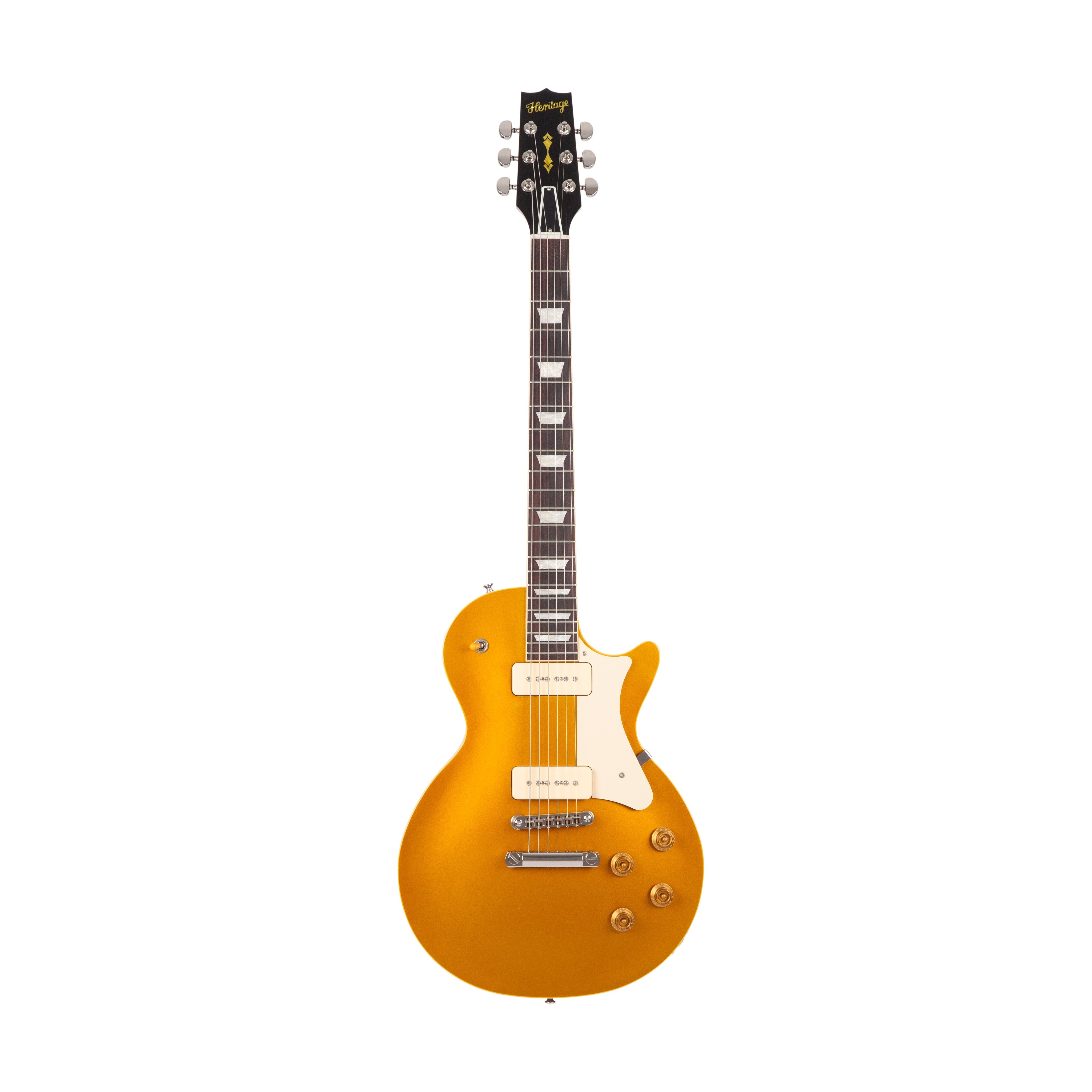 Heritage Custom Shop Core Collection H-150 P90 Electric Guitar with Case, Gold Top |  HERITAGE |  ELECTRIC GUITAR |  Zoso Music