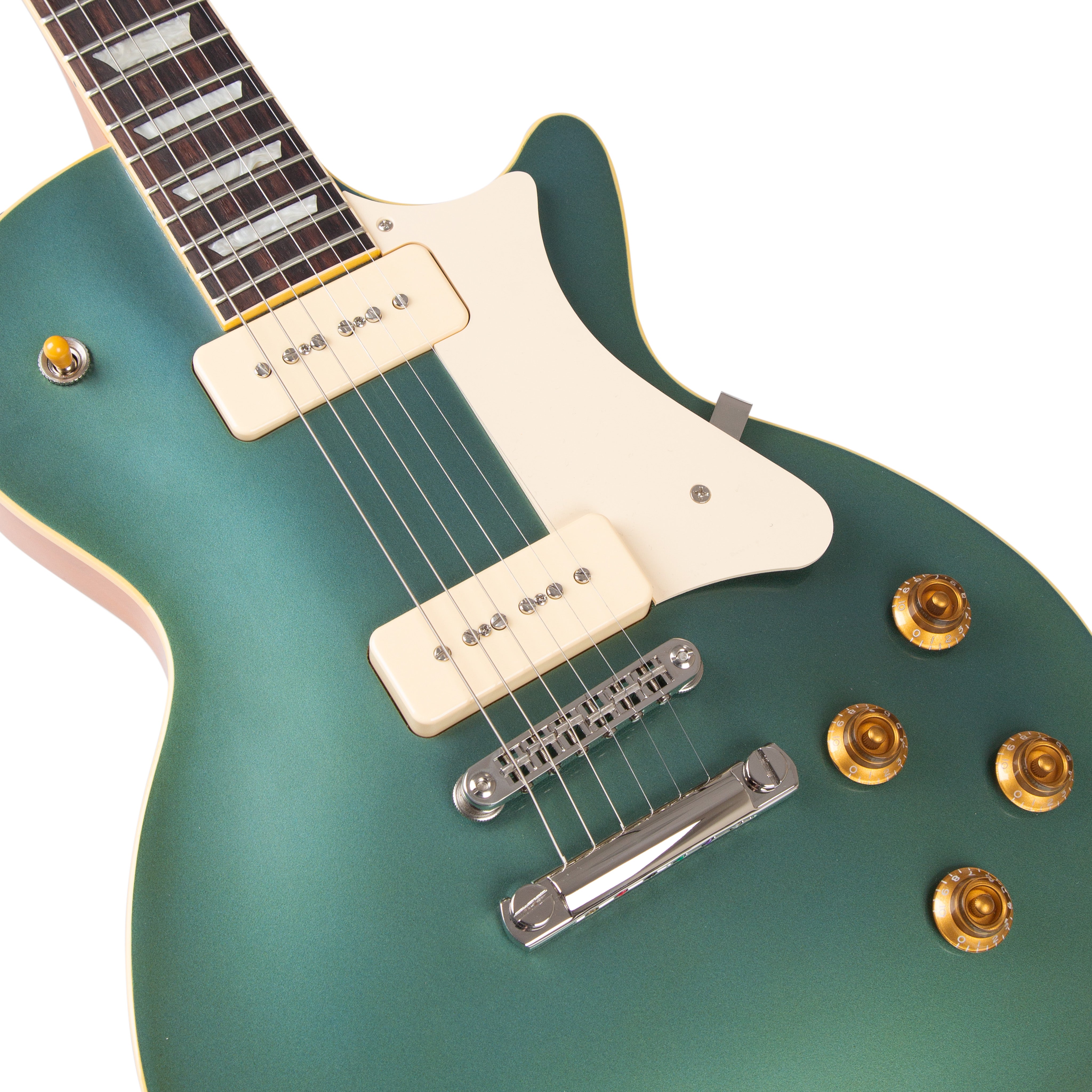 Heritage Custom Shop Core Collection H-150 P90 Electric Guitar with Case, Pelham Blue