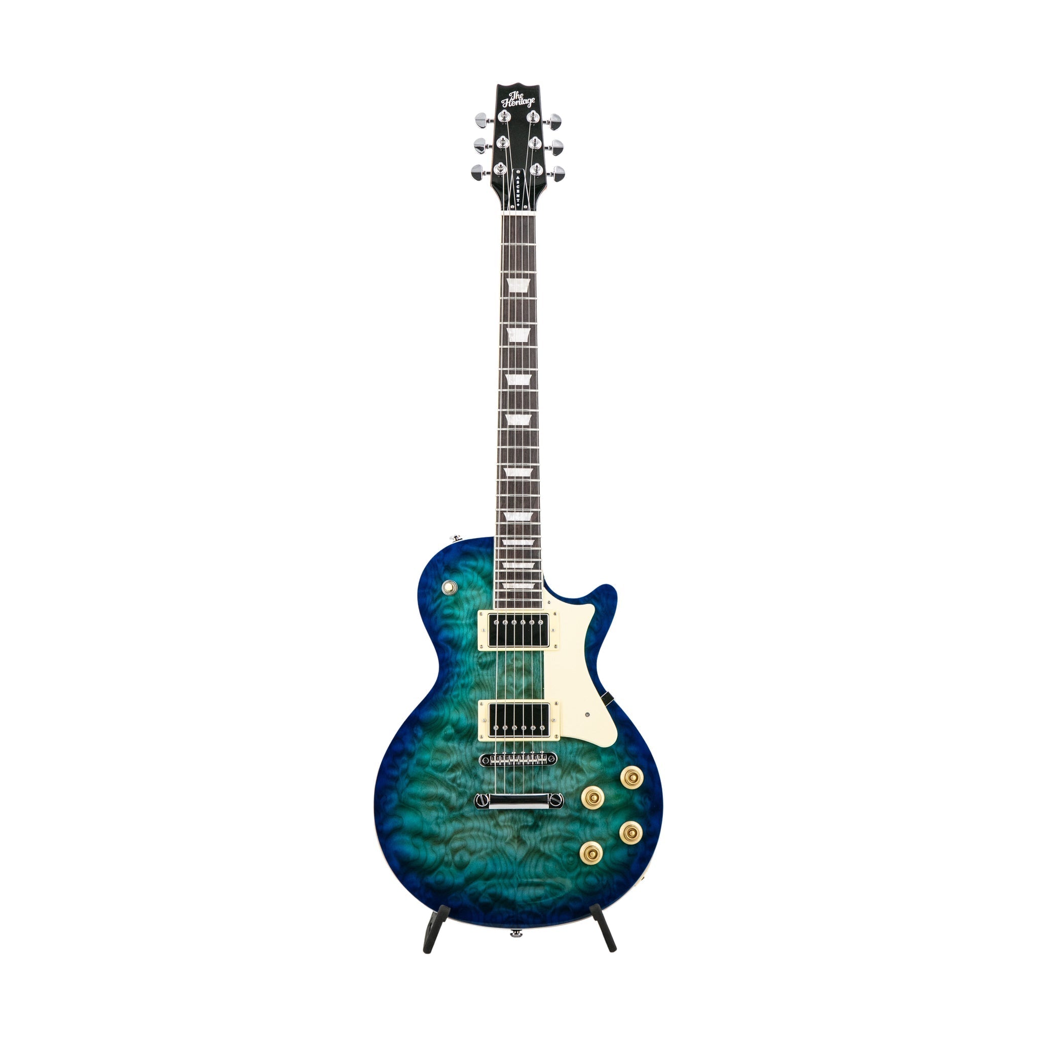 Heritage Ascent+ Collection H-150 Electric Guitar, Lake Blue Burst |  HERITAGE |  ELECTRIC GUITAR |  Zoso Music