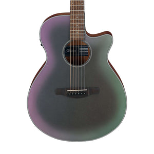 Ibanez AEG50-BAM AEG Series Grand Concert Acoustic Electric Guitar, Black Aurora Burst Matte