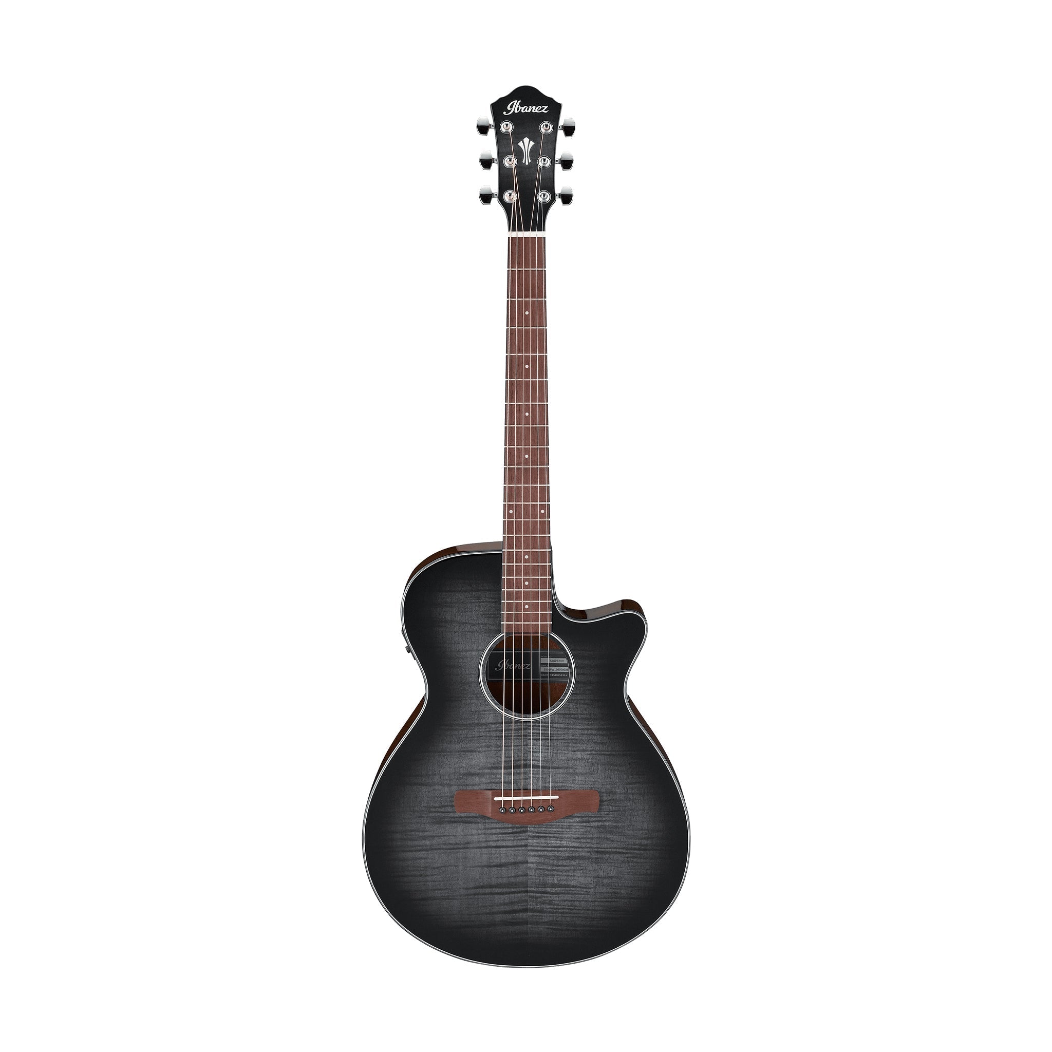 Ibanez AEG70-TCH Acoustic-Electric Guitar, Transparent Charcoal Burst High Gloss |  IBANEZ |  ACOUSTIC GUITAR |  Zoso Music