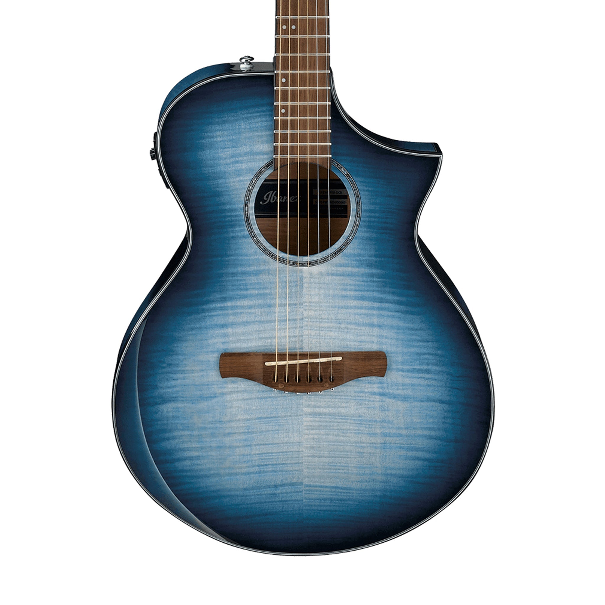 Ibanez AEWC400 Acoustic-electric Guitar- Indigo Blue Burst High Gloss | Zoso Music Sdn Bhd