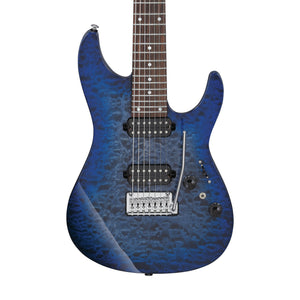 Ibanez AZ427P2QM-TUB AZ Premium Series 7-string Electric Guitar, Twilight Blue Burst | Zoso Music Sdn Bhd