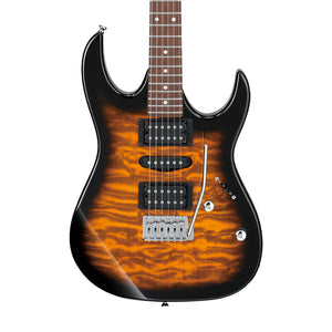 Ibanez Gio GRX70QA Humbucker Electric Guitar with HSH Pickup - Sunburst | Zoso Music Sdn Bhd