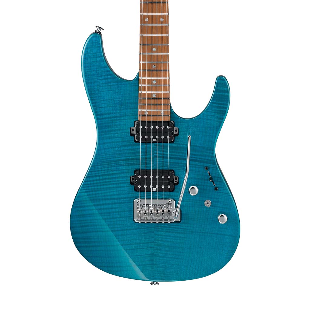 Ibanez Martin Miller Signature MM1 Electric Guitar - Transparent Aqua Blue | Zoso Music Sdn Bhd