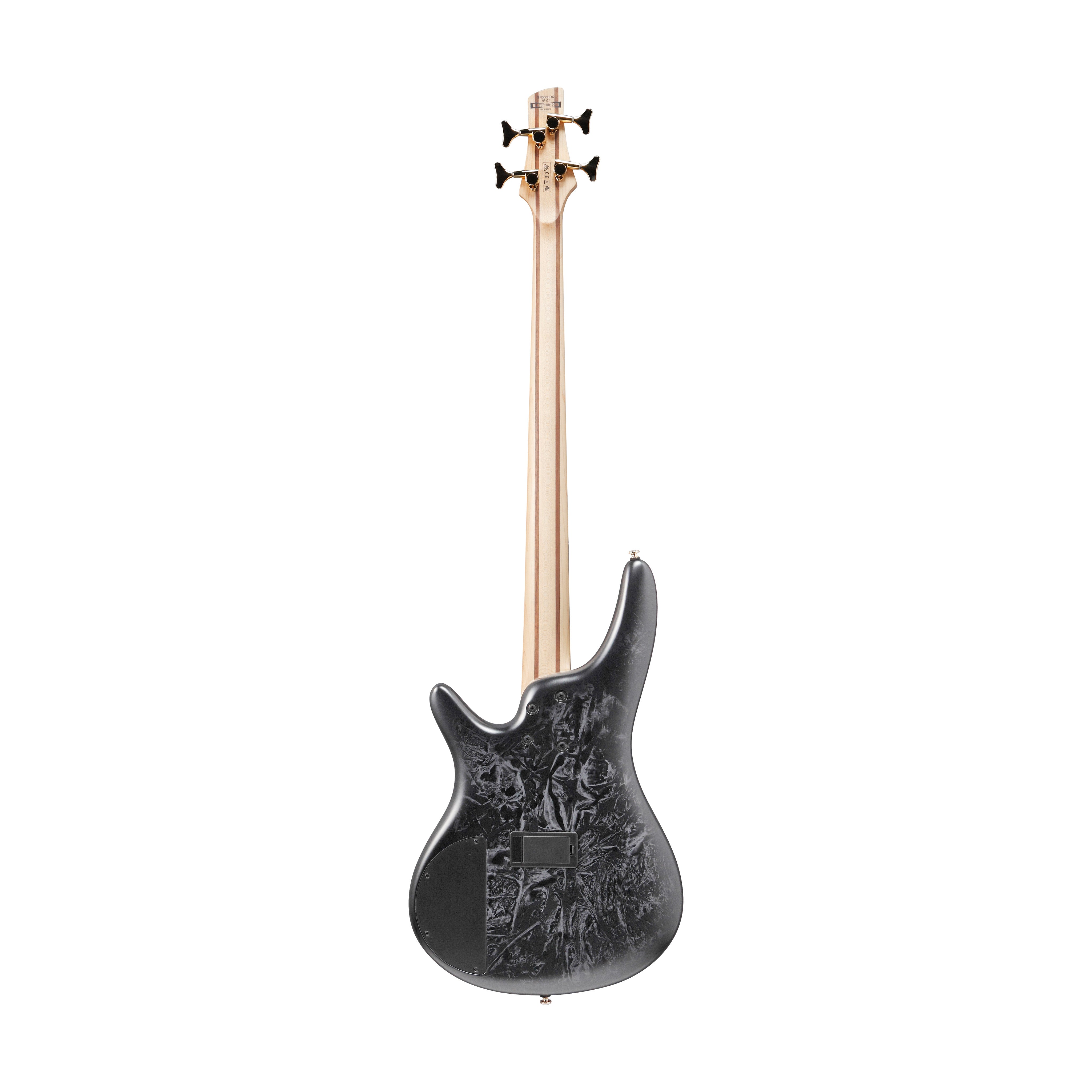 Ibanez SR300EDX-BZM 4-String Bass Guitar, Black Ice Frozen Matte |  IBANEZ |  BASS GUITAR |  Zoso Music
