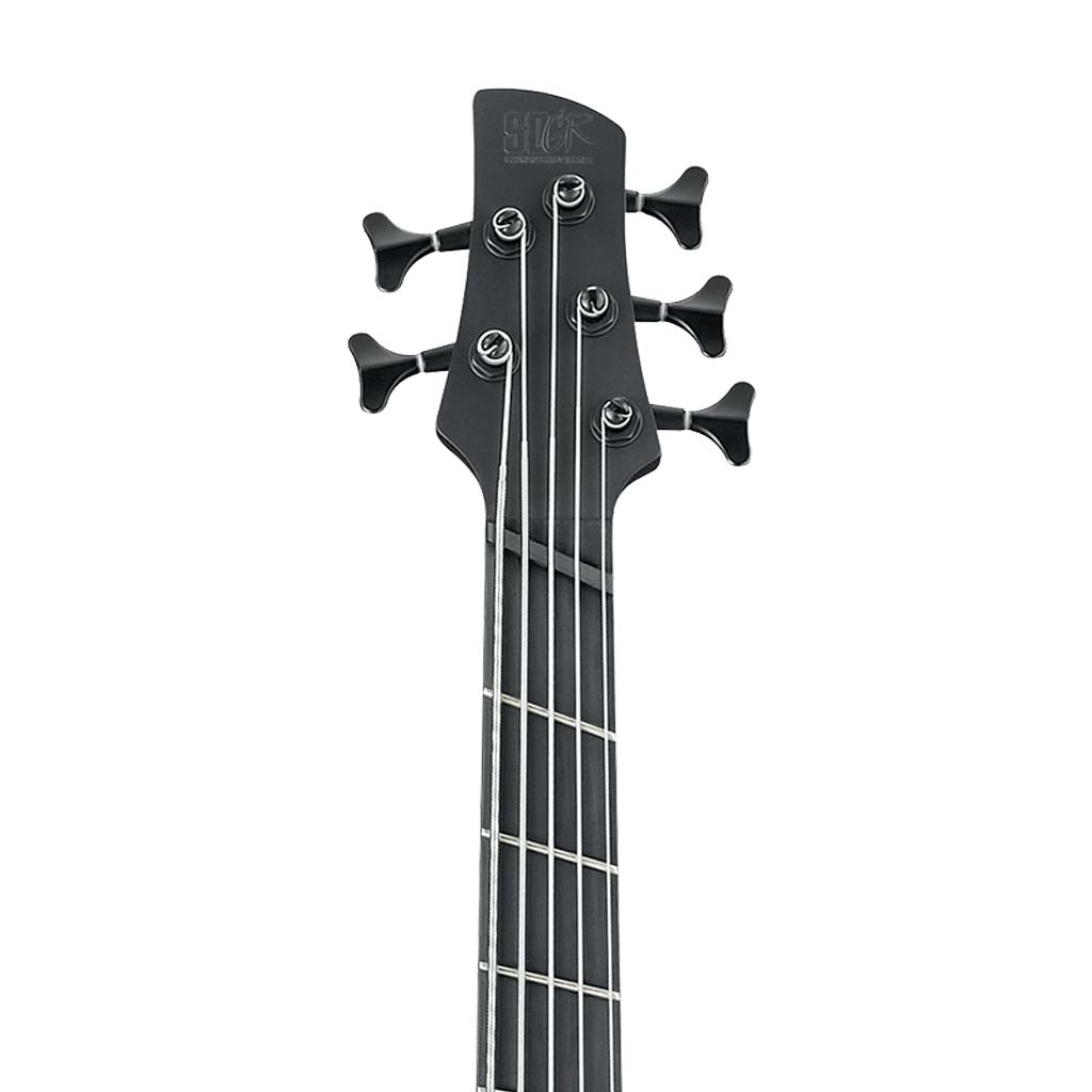 Ibanez Iron Label SRMS625EX Bass Guitar - Black Flat |  IBANEZ |  BASS GUITAR |  Zoso Music