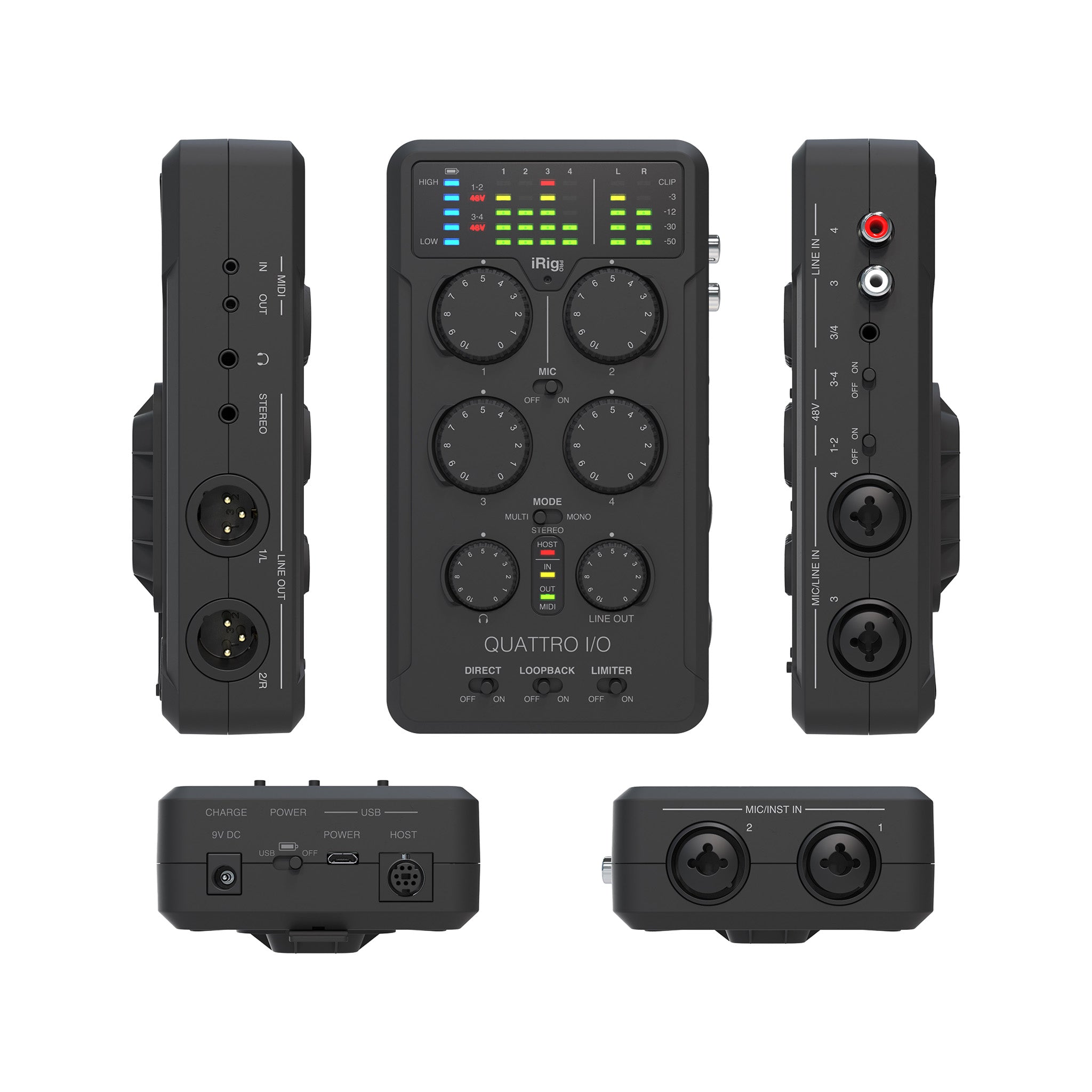 IK Multimedia iRig Pro Quattro Zoso Music 