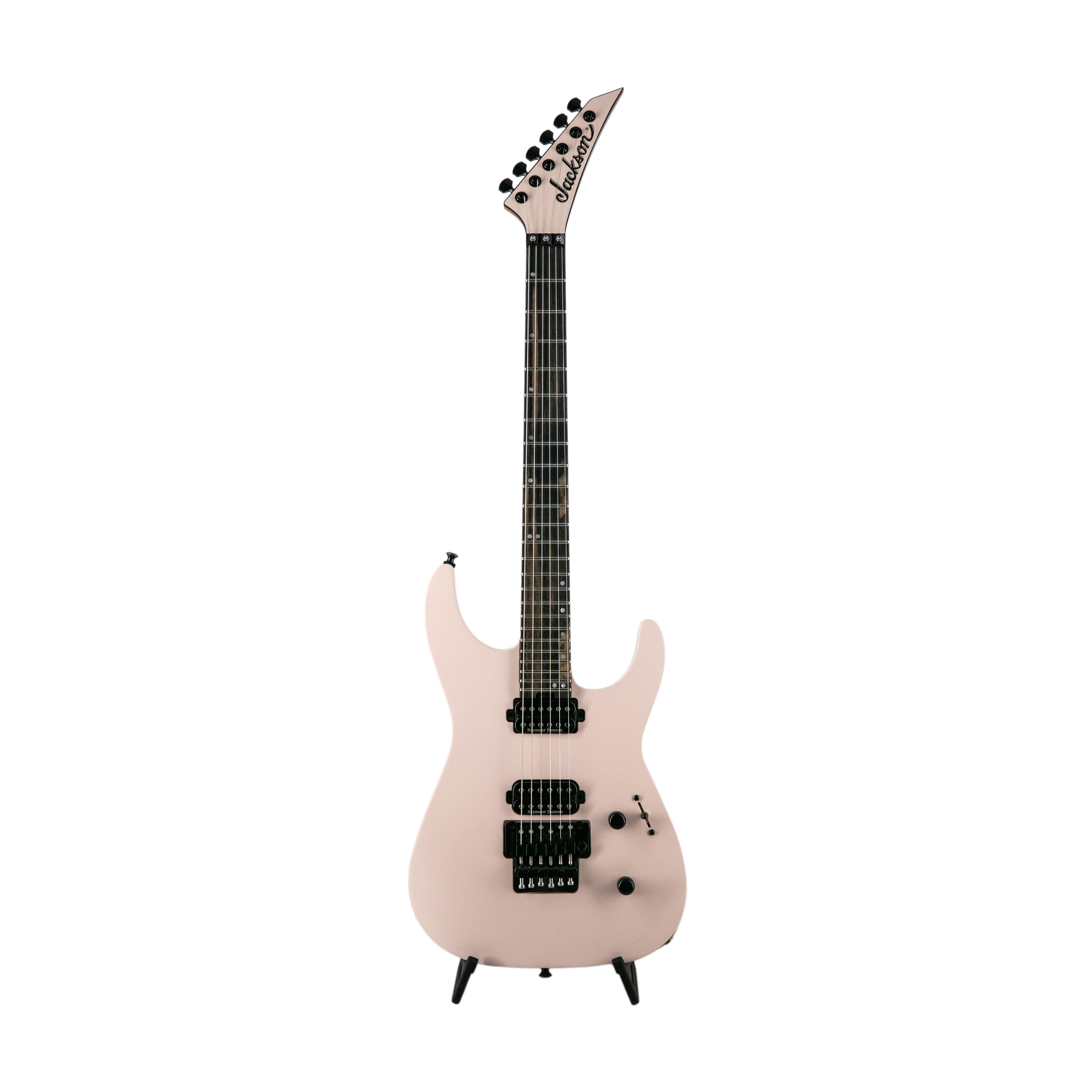 Jackson American Series Virtuoso Electric Guitar, Streaked Ebony FB, Satin Shell Pink |  JACKSON |  ELECTRIC GUITAR |  Zoso Music