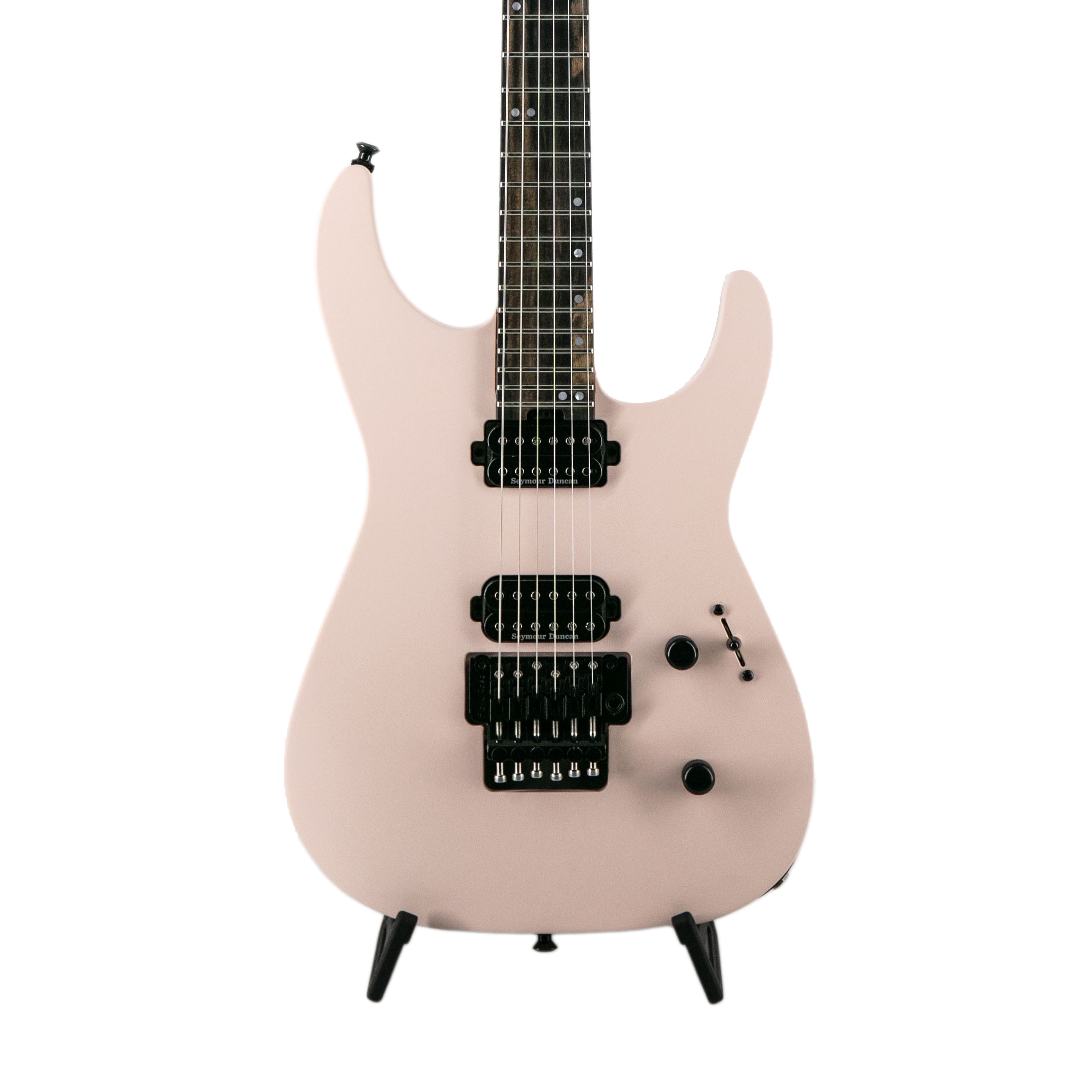Jackson American Series Virtuoso Electric Guitar, Streaked Ebony FB, Satin Shell Pink | Zoso Music Sdn Bhd