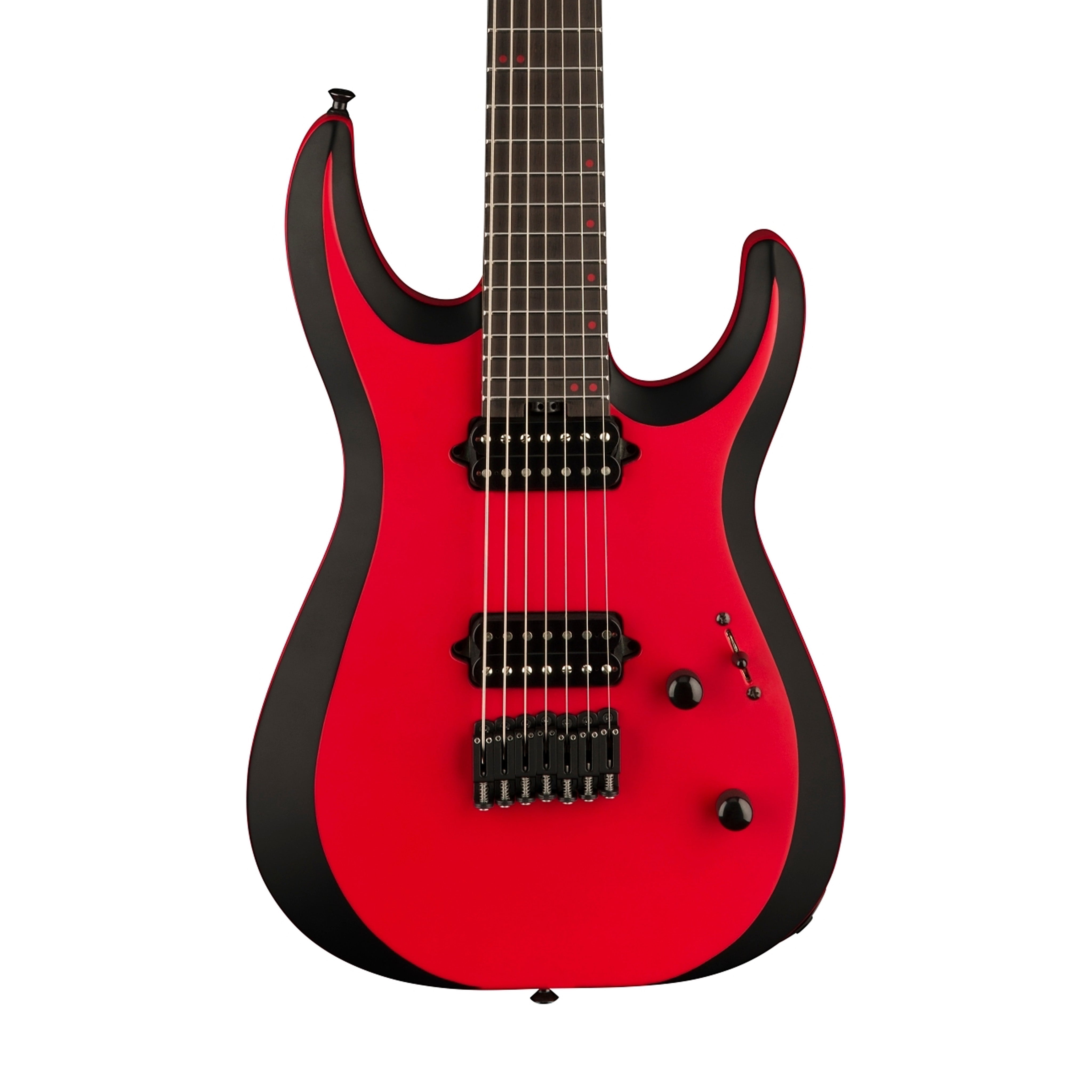 Jackson Pro Plus Series DK Modern MDK7 HT Electric Guitar, Ebony FB, Red w/Black Bevels | Zoso Music Sdn Bhd