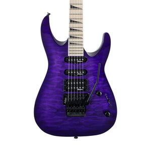 Jackson JS Series JS34Q Dinky DKAM Electric Guitar, Maple FB, Transparent Purple | Zoso Music Sdn Bhd