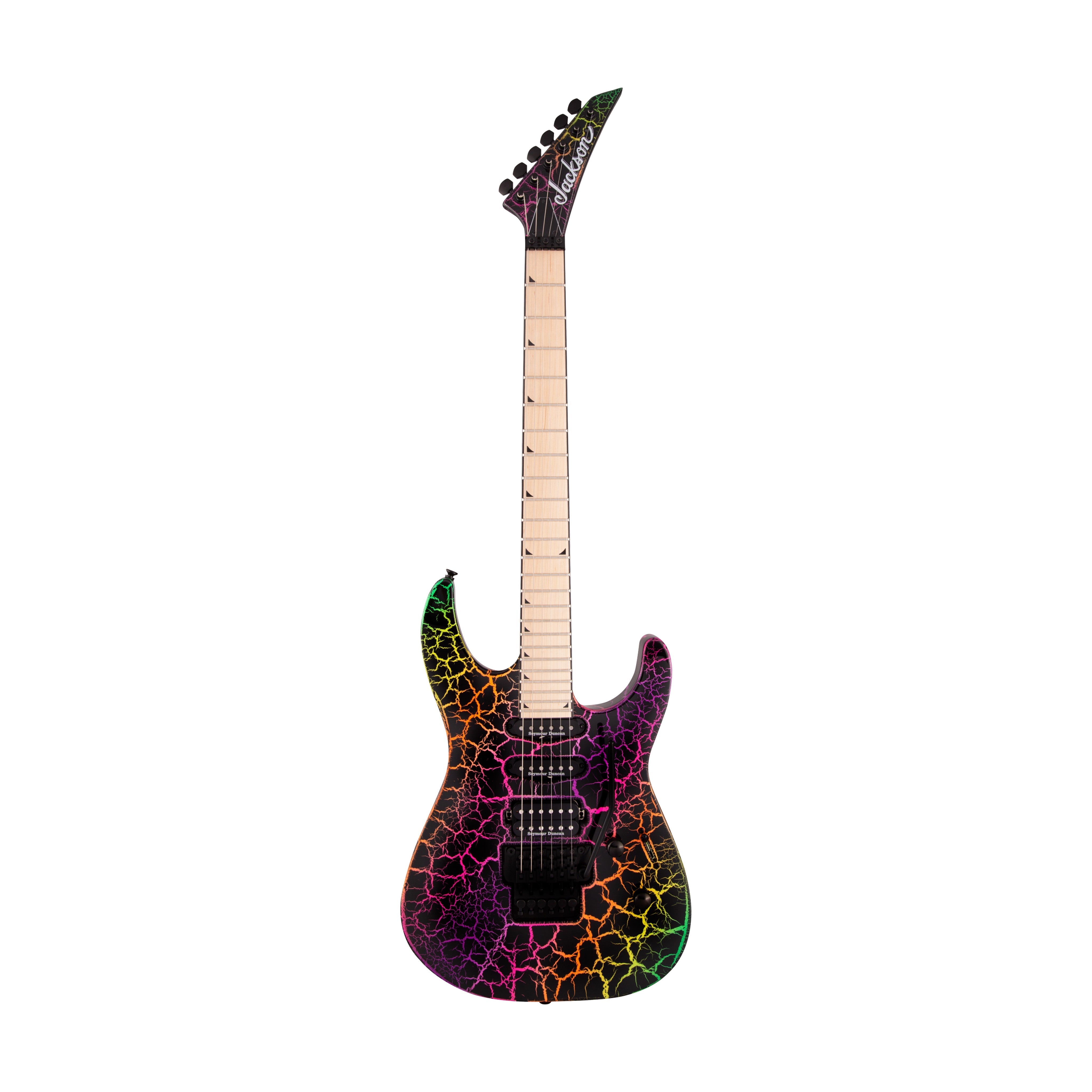 Jackson SL3M Pro Series Soloist Electric Guitar, Maple FB, Rainbow Crackle |  JACKSON |  ELECTRIC GUITAR |  Zoso Music