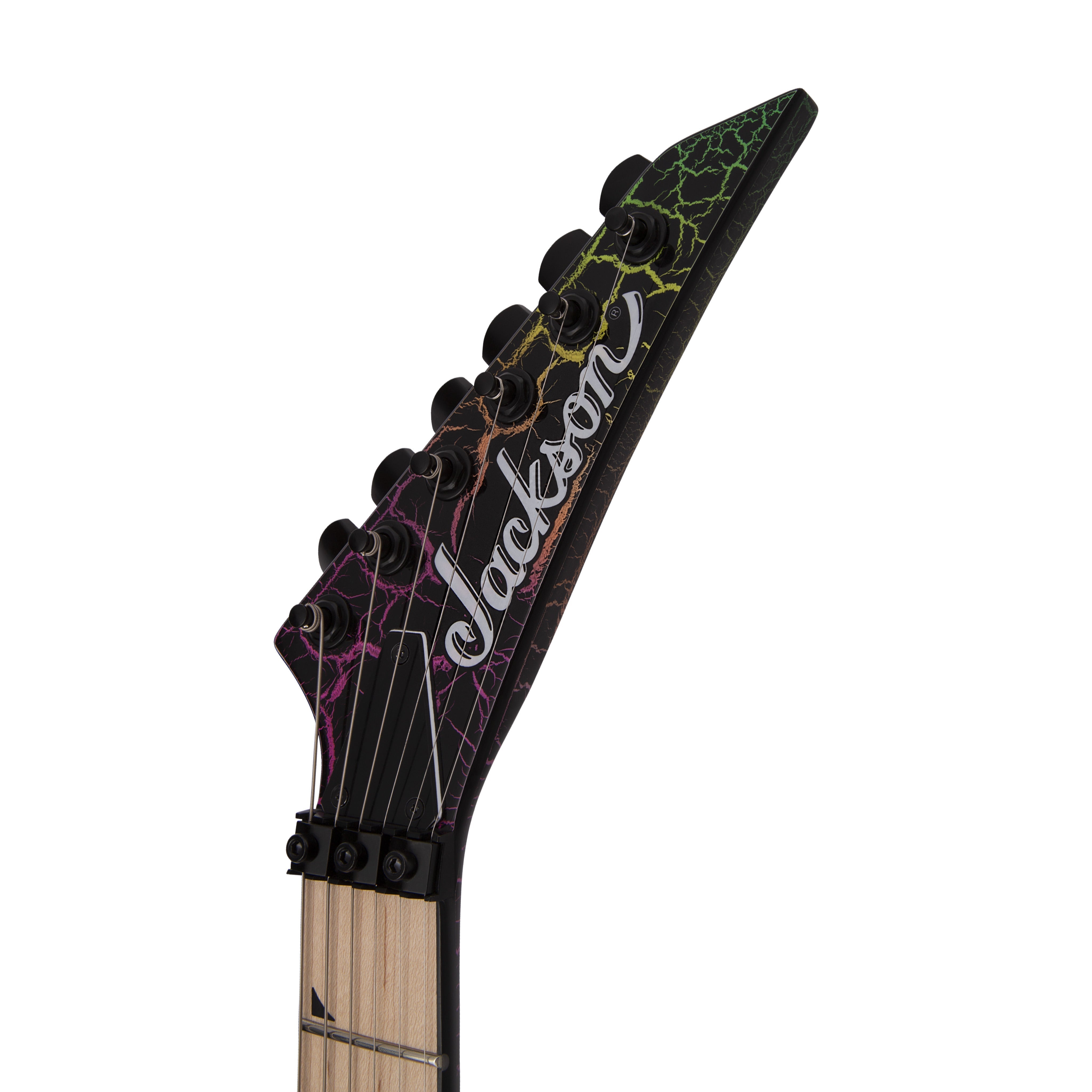 Jackson SL3M Pro Series Soloist Electric Guitar, Maple FB, Rainbow Crackle |  JACKSON |  ELECTRIC GUITAR |  Zoso Music