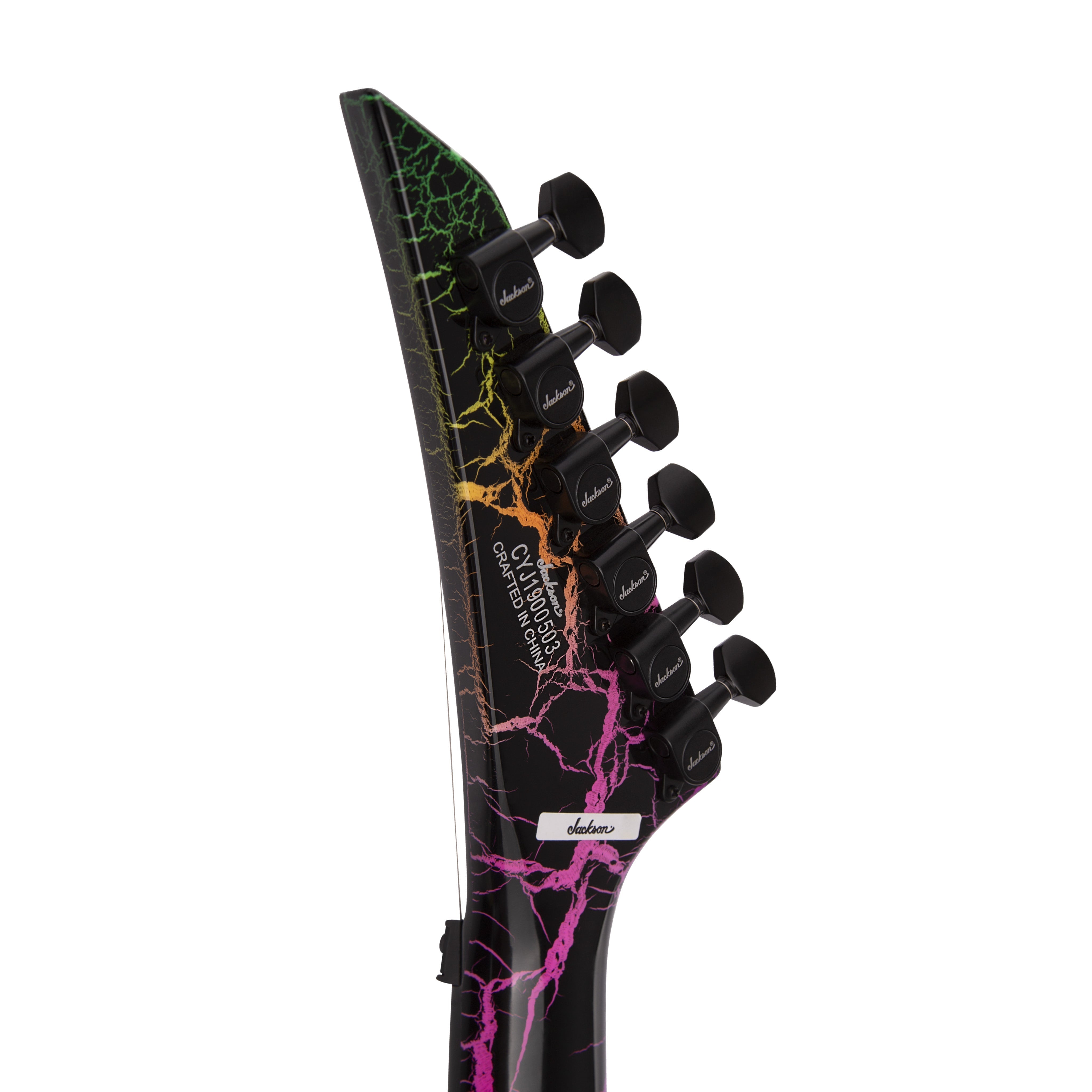 Jackson SL3M Pro Series Soloist Electric Guitar, Maple FB, Rainbow Crackle |  JACKSON |  ELECTRIC GUITAR |  Zoso Music