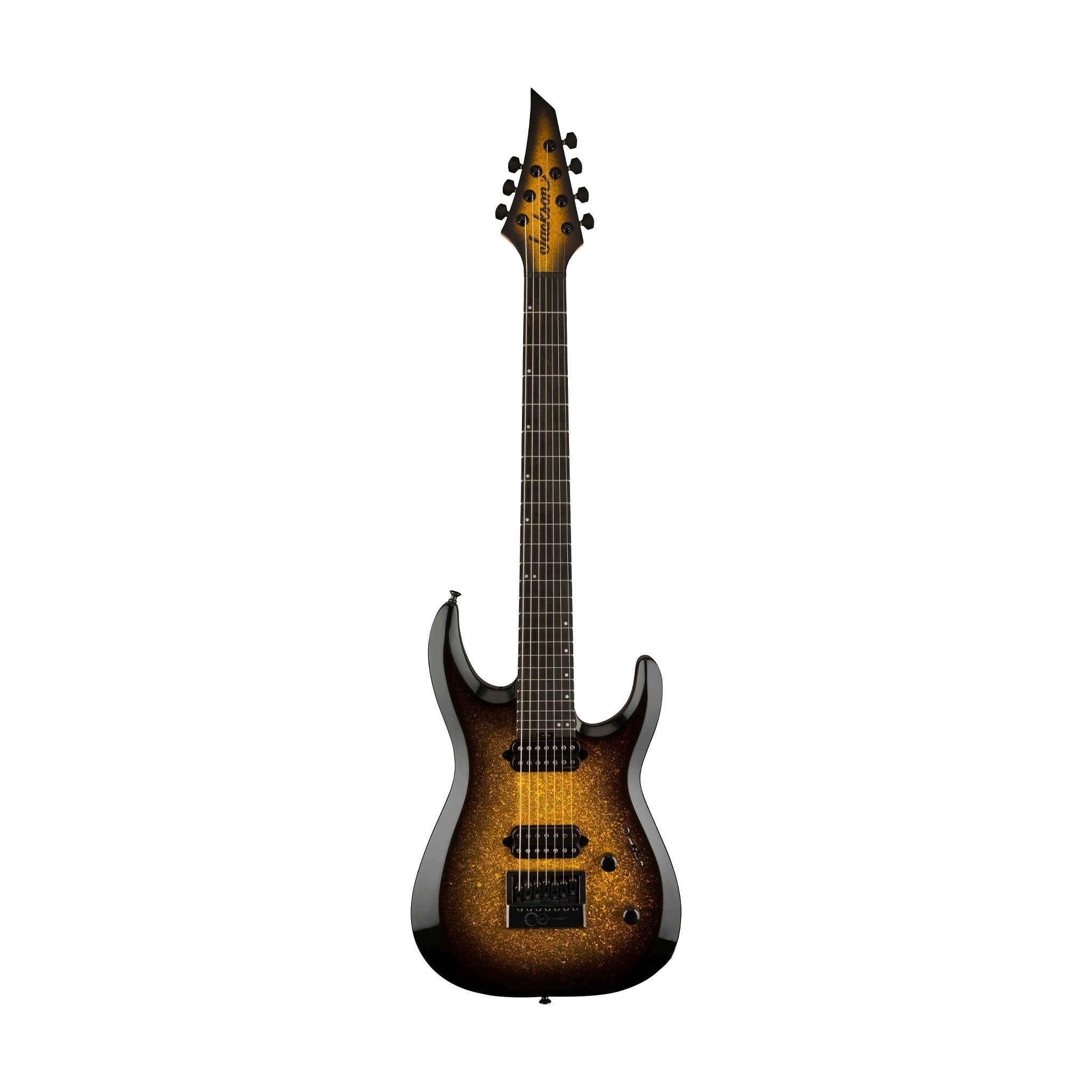 Jackson Pro Plus Series Dinky MDK EverTune 7-String Electric Guitar, Gold Sparkle |  JACKSON |  ELECTRIC GUITAR |  Zoso Music