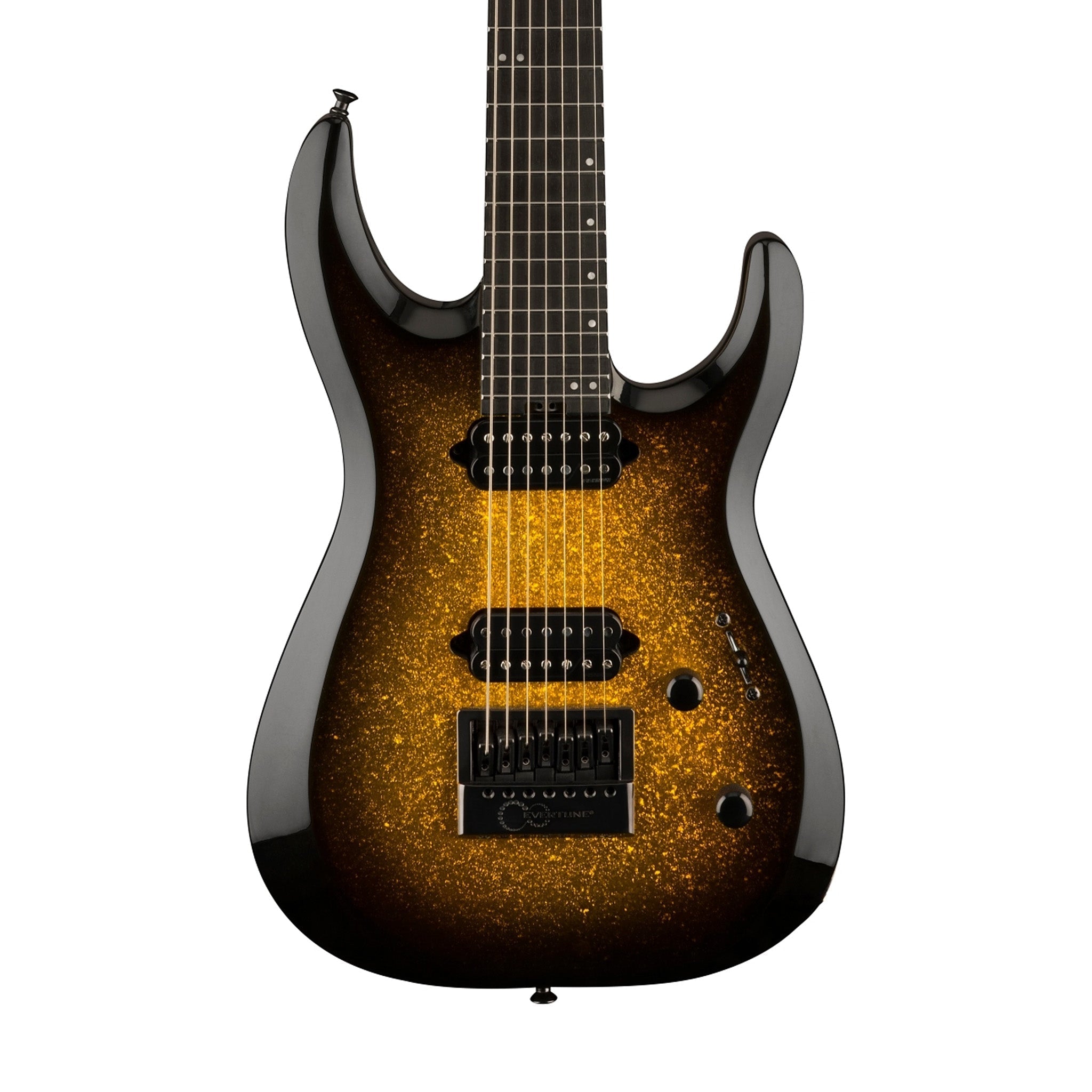 Jackson Pro Plus Series Dinky MDK EverTune 7-String Electric Guitar, Gold Sparkle |  JACKSON |  ELECTRIC GUITAR |  Zoso Music