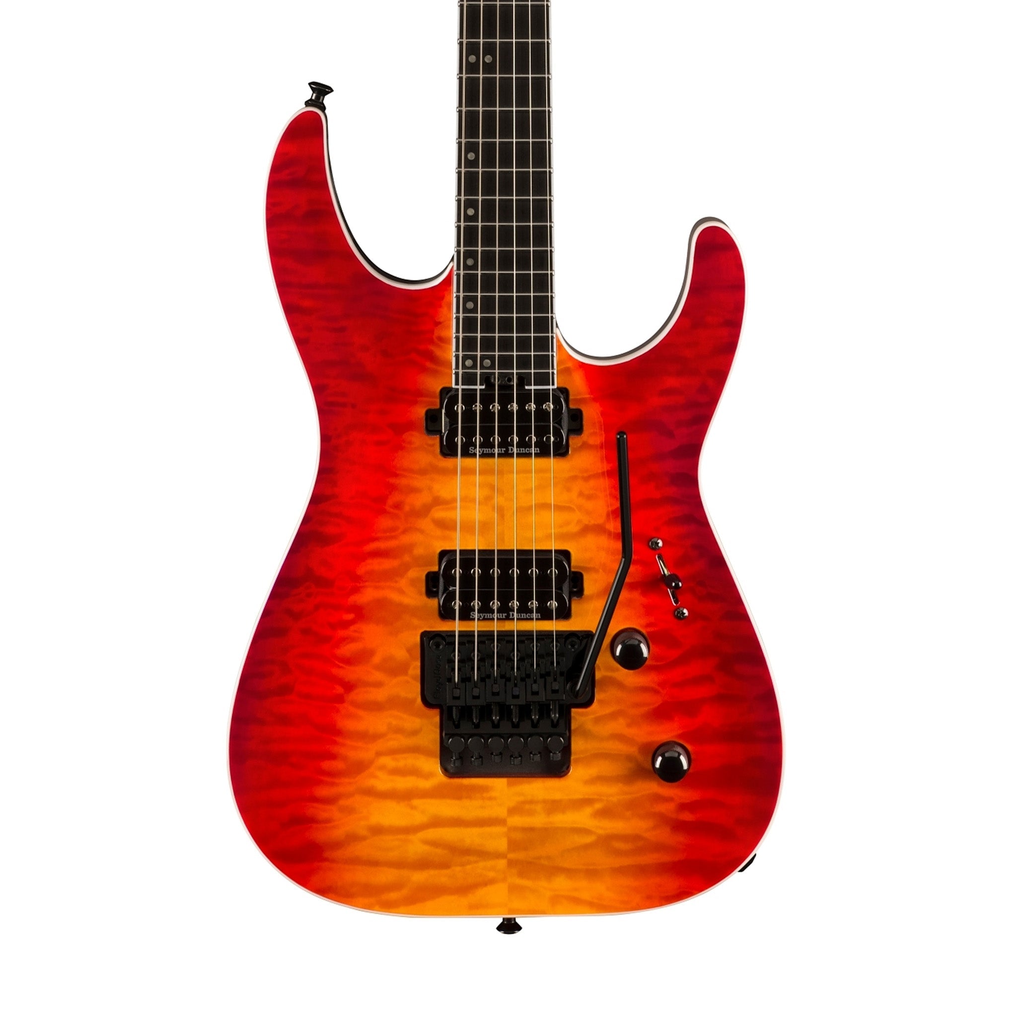 Jackson Pro Plus Series Dinky DKAQ Electric Guitar, Ebony FB, Firestorm | Zoso Music Sdn Bhd