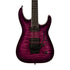 Jackson Pro Plus Series Dinky DKAQ Electric Guitar, Ebony FB, Transparent Purple Burst | Zoso Music Sdn Bhd