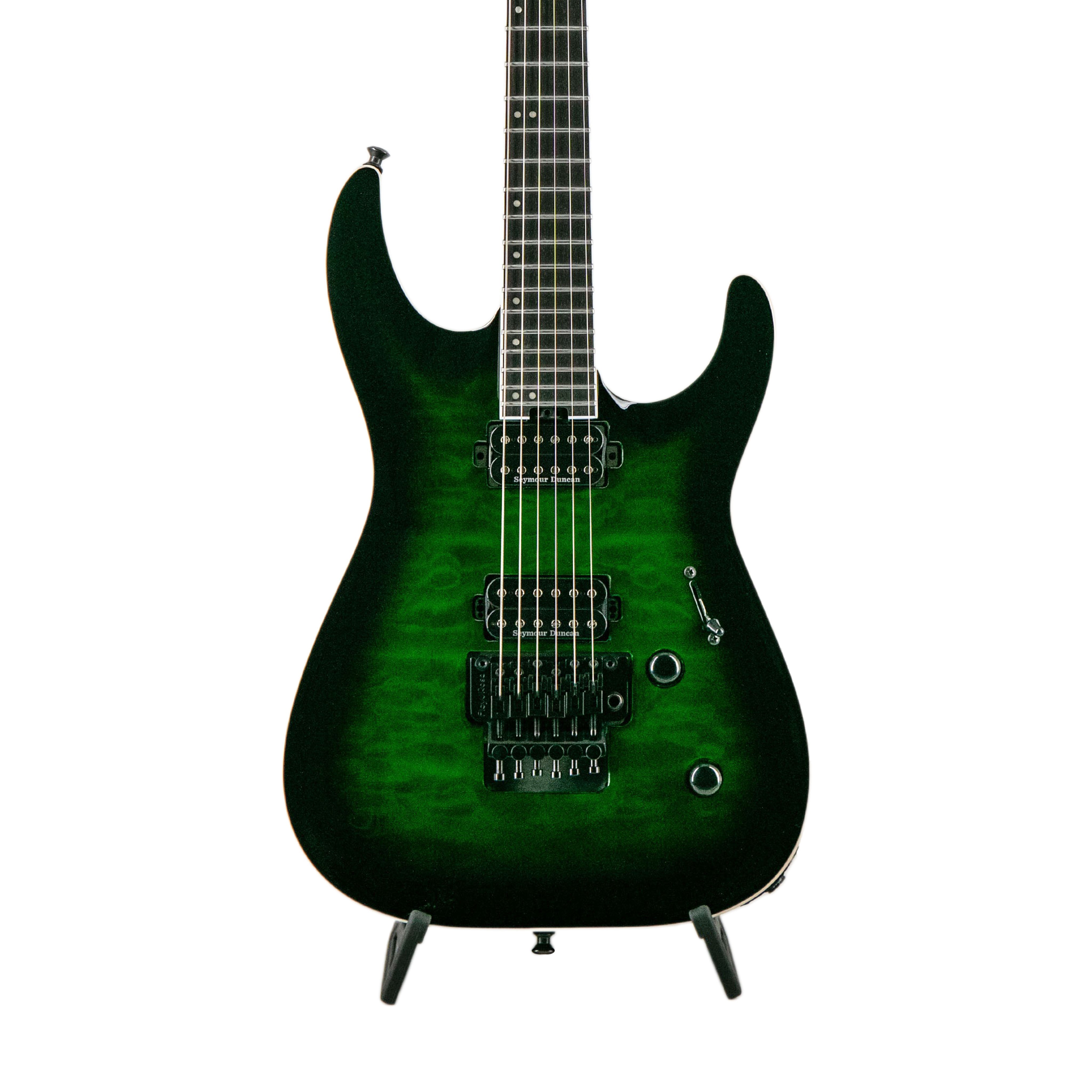 Jackson Pro Plus Series Dinky DKAQ Electric Guitar, Ebony FB, Emerald Green | Zoso Music Sdn Bhd