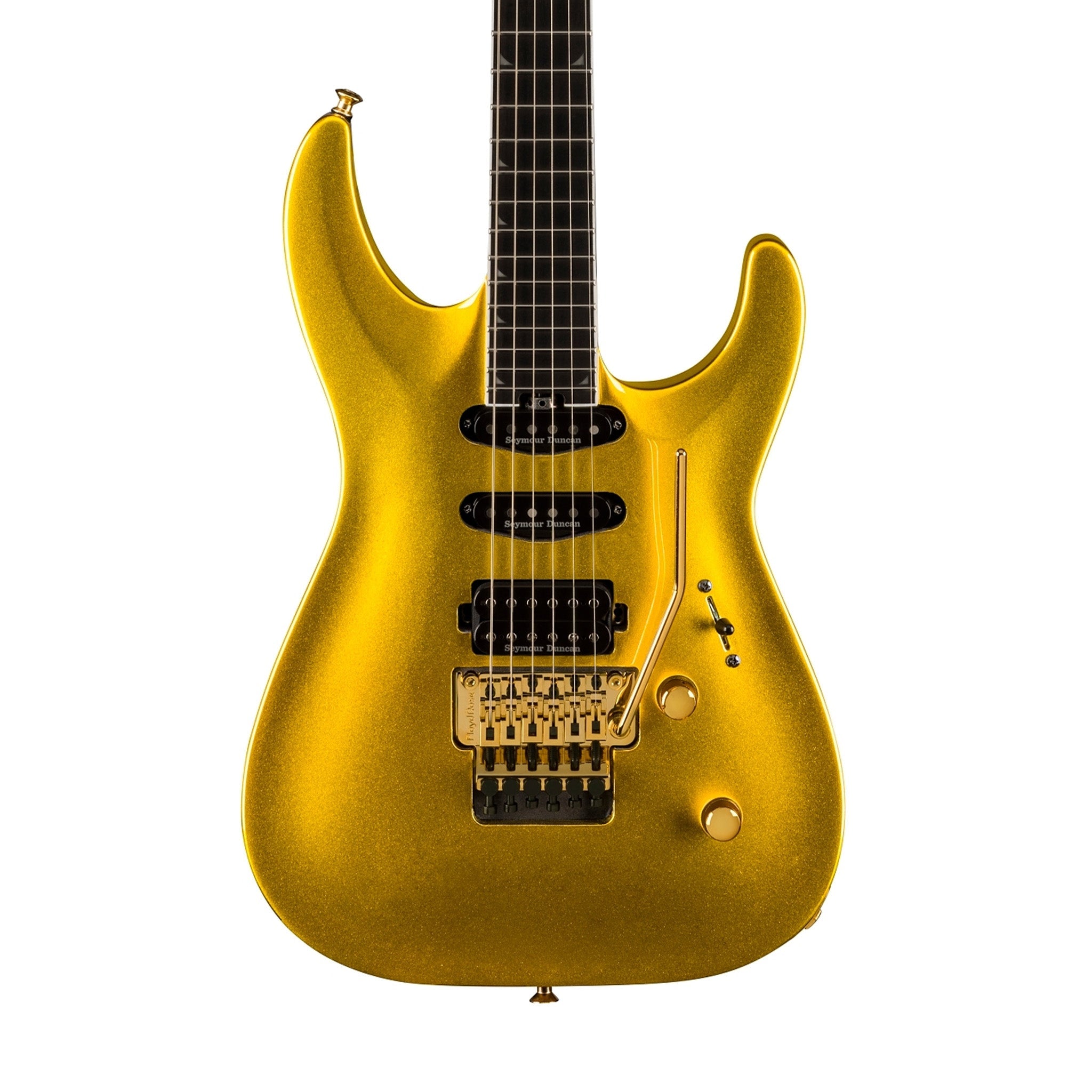 Jackson Pro Plus Series Soloist SLA3 Electric Guitar, Ebony FB, Gold Bullion | Zoso Music Sdn Bhd