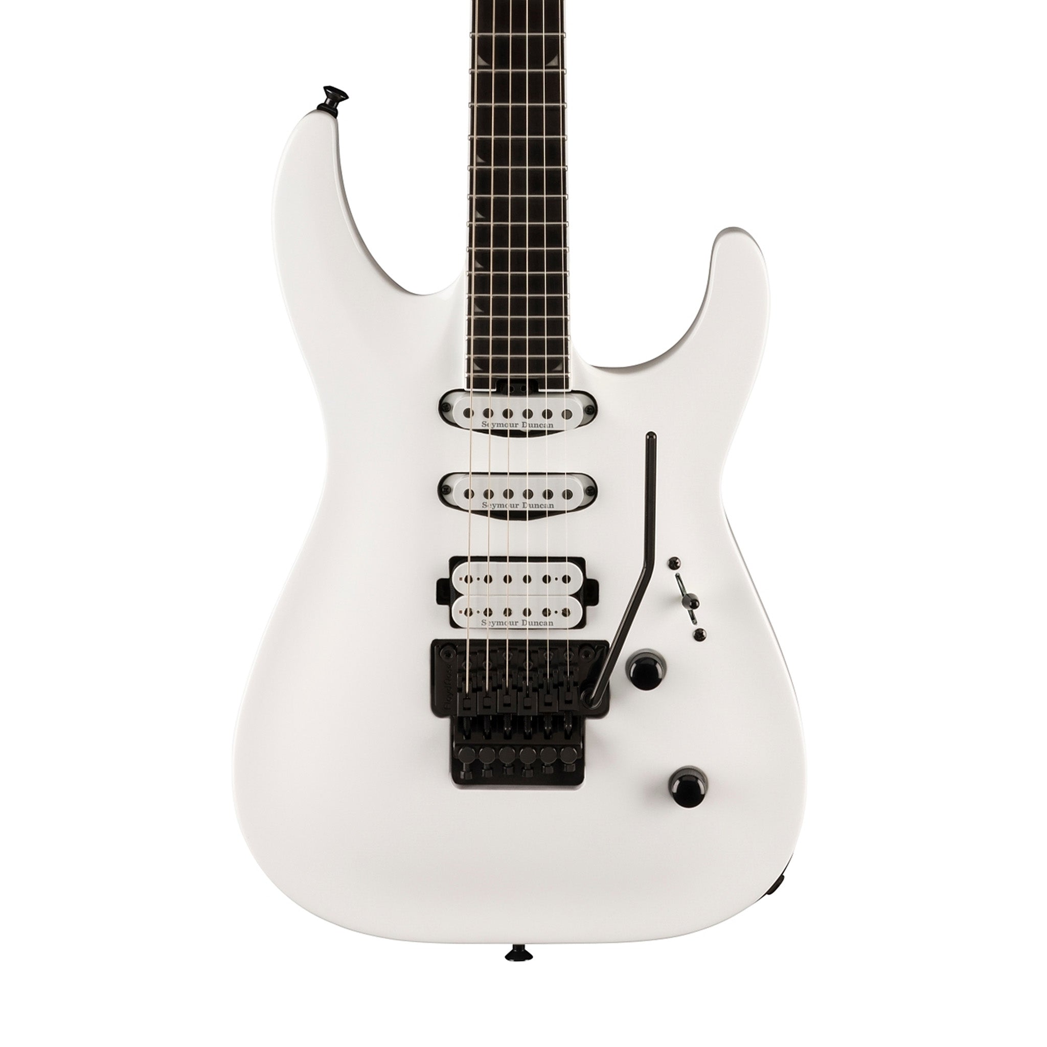 Jackson Pro Plus Series Soloist SLA3 Electric Guitar, Ebony FB, Snow White | Zoso Music Sdn Bhd