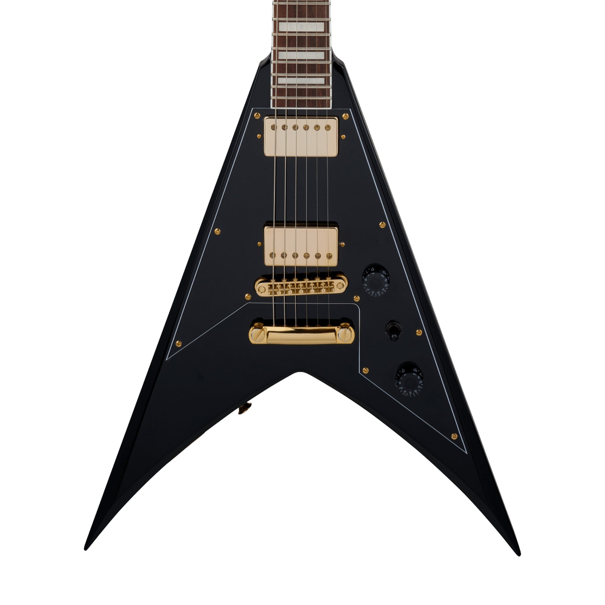 Jackson X Series Signature Scott Ian King V KVXT Electric Guitar, Laurel FB, Gloss Black | Zoso Music Sdn Bhd