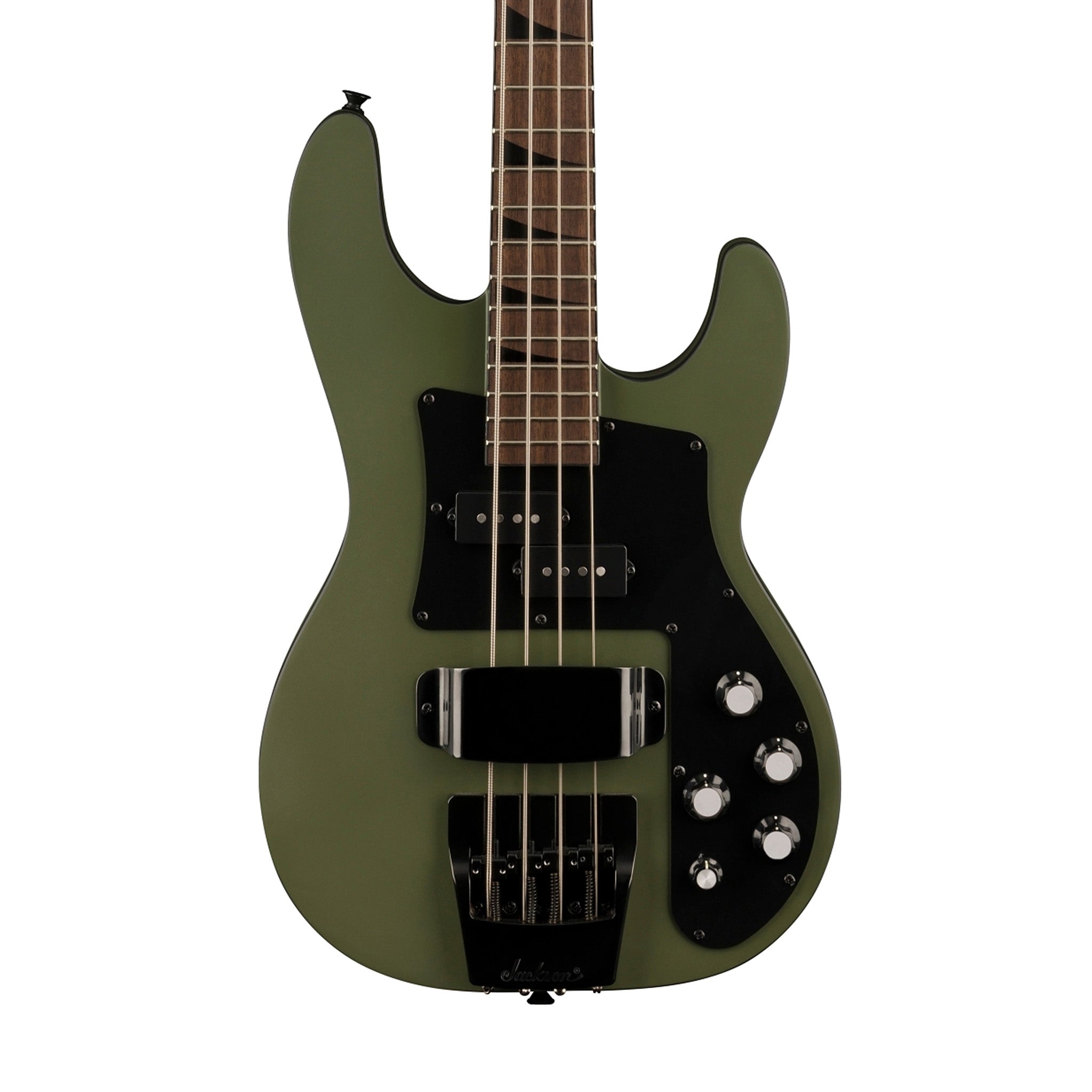 Jackson X Series Concert Bass CBXNT DX IV Electric Bass Guitar, Maple FB, Matte Army Drab | Zoso Music Sdn Bhd