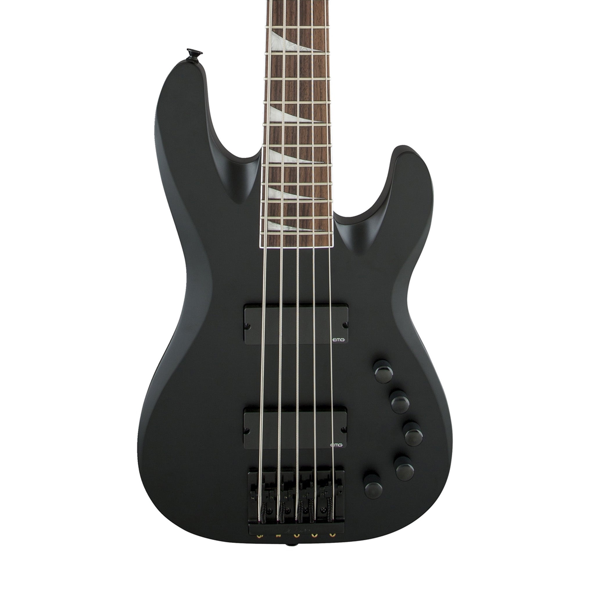 Jackson Signature David Ellefson Concert Bass CBX V Guitar, Laurel FB, Satin Black | Zoso Music Sdn Bhd