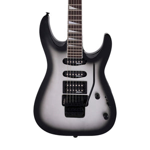 Jackson JS Series Dinky Arch Top JS34 DKA Electric Guitar, Amaranth FB, Silver Burst | Zoso Music Sdn Bhd