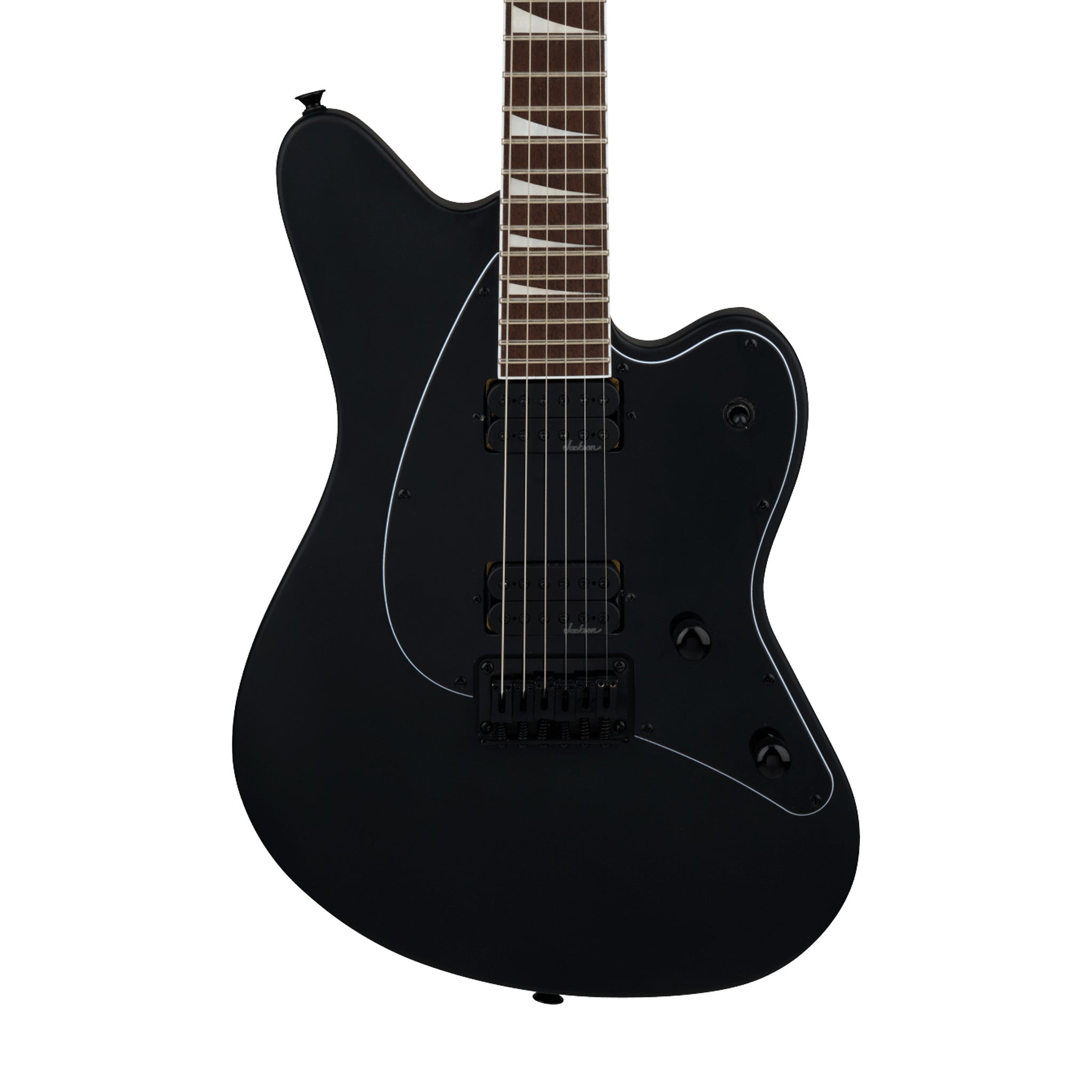 Jackson X Series Surfcaster SC HT6 Electric Guitar, Laurel FB, Satin Black | Zoso Music Sdn Bhd