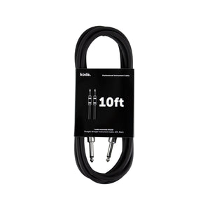 koda essential KIC10 Straight-Straight Instrument Cable, - ZOSO MUSIC