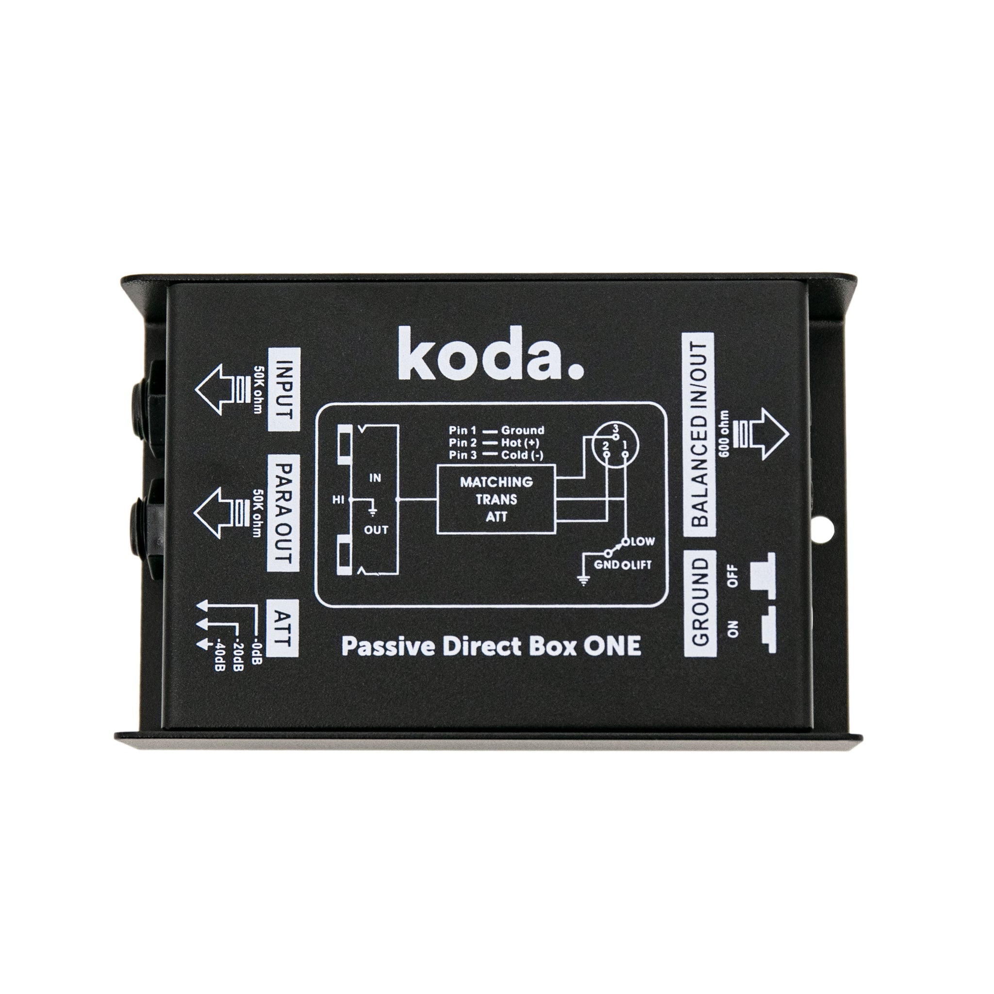 koda essential Passive Direct Box ONE | Zoso Music Sdn Bhd